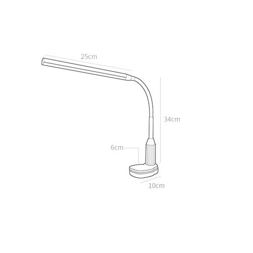 Modern Eye Protection LED Desk Lamp - Dimmable, Rechargeable, Rotating Study Light for Kids & Adults | Energy Saving Reading Lamp for Bedroom, Office & Study Room | Perfect for Homework, Night Reading & Workspace Lighting
