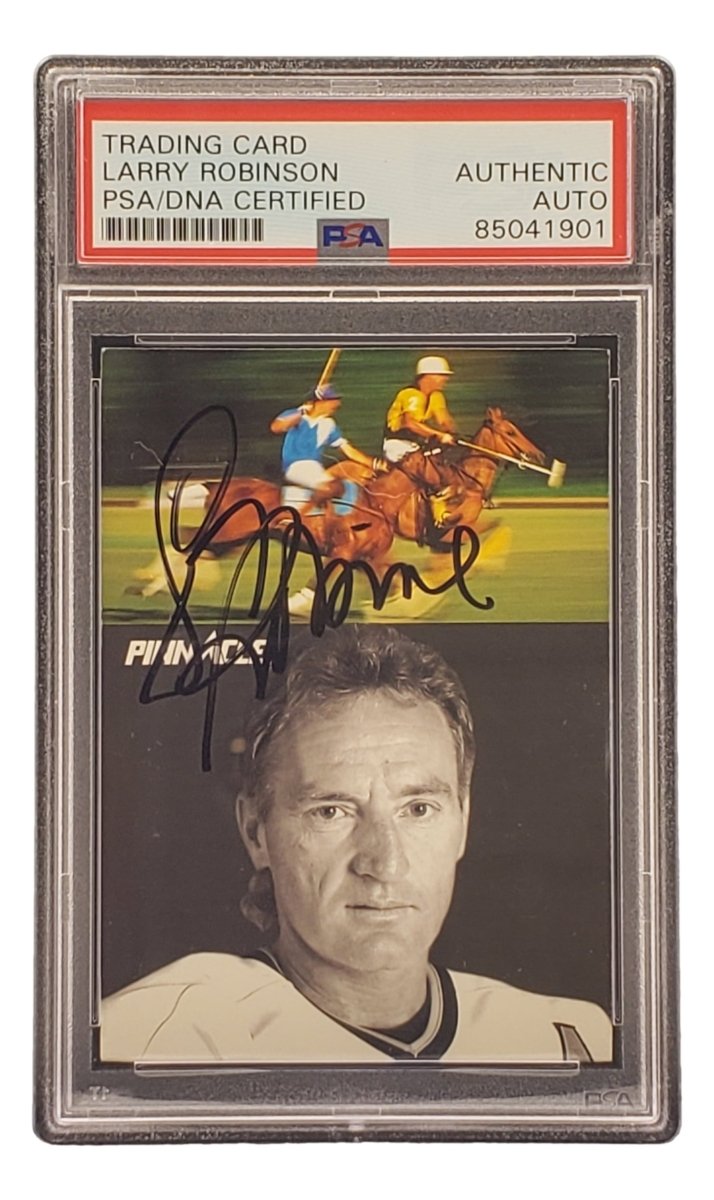 Larry Robinson Autographed 1991 Pinnacle #403 Los Angeles Kings NHL Hockey Card - PSA/DNA Certified - Perfect for Hockey Memorabilia Collectors and Sports Fans Display