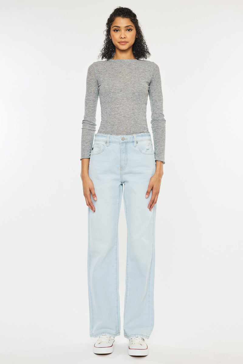 Muffy Mid Rise Boyfriend Jeans for Women - Comfortable Stretch Denim Pants with Relaxed Fit | Perfect for Casual Outings, Weekend Wear & Street Style Fashion