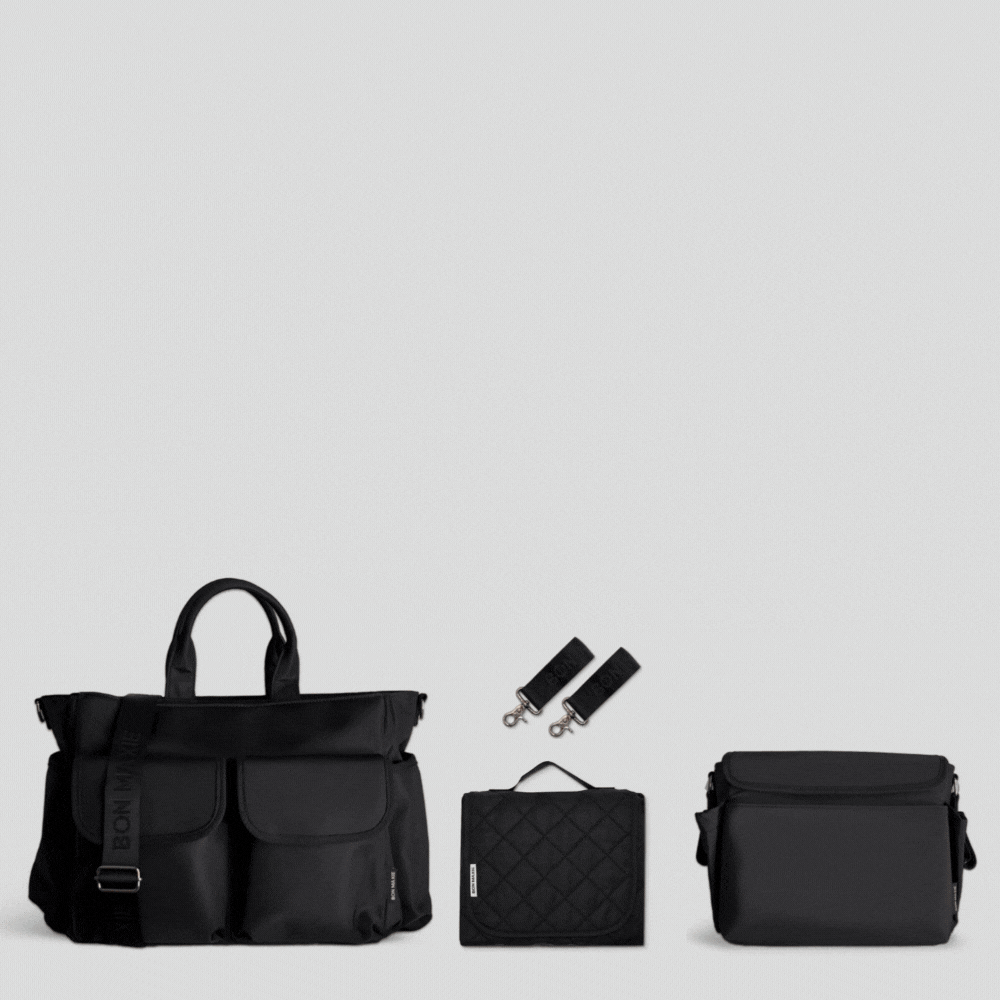 Stylish Multi-Pocket Diaper Bag & Stroller Organizer Set - Perfect for Baby Essentials, Travel, and On-the-Go Parents