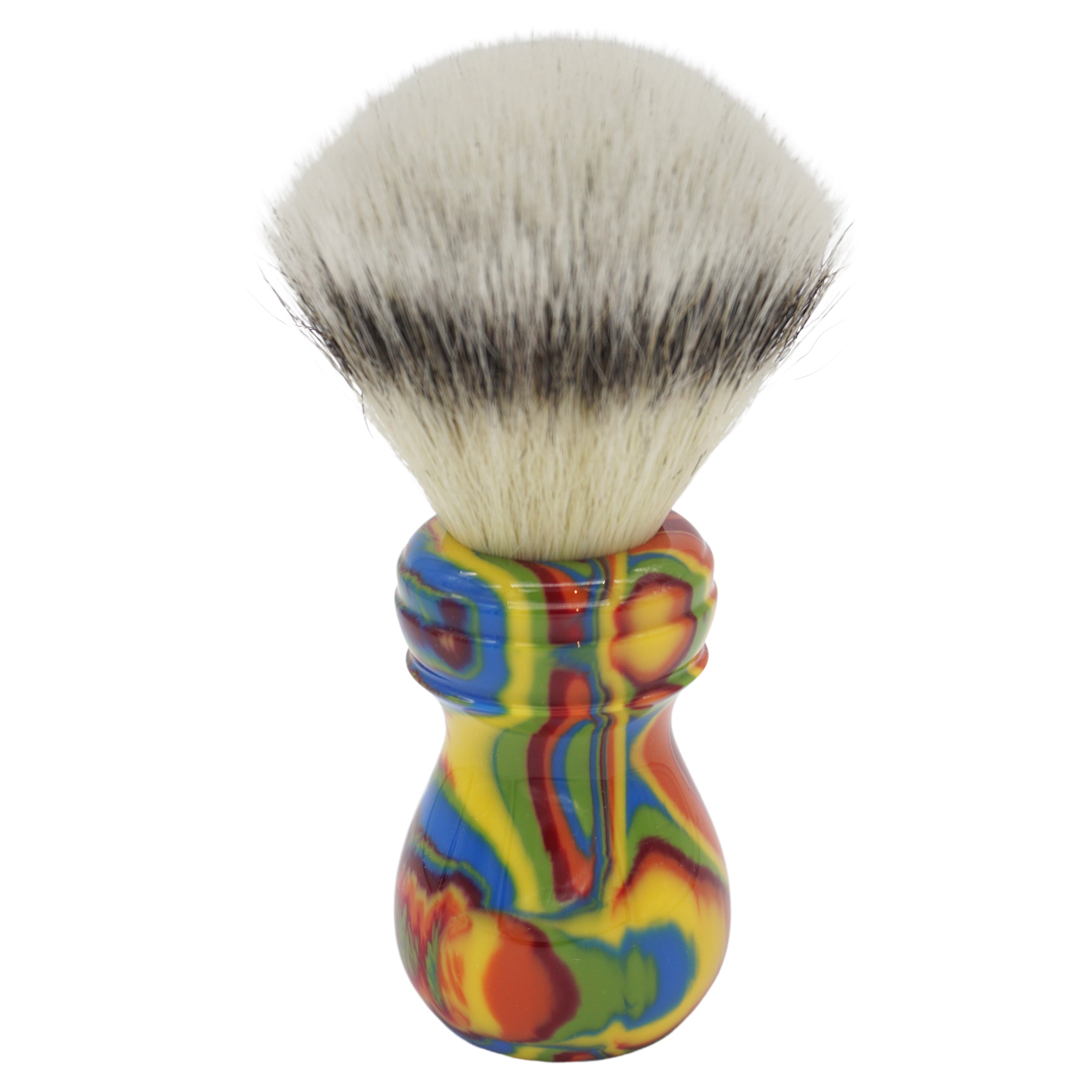 Premium 25mm Mühle STF XLarge Synthetic Shaving Brush with AP Shave Co. Disco Handcrafted Wood Handle - Perfect for Wet Shaving & Luxury Grooming Routine