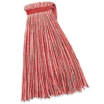 24oz Wet Mop with Cut End and 1.25 Band - Heavy Duty Cleaning Mop for Floors, Tile, and Hardwood - Ideal for Home, Kitchen, and Commercial Use