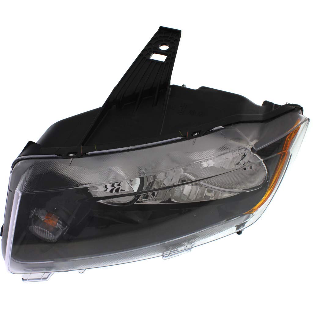 Jeep Compass Headlight Assembly Pair (2013-2017) - Driver & Passenger Side with Black Trim | OEM Standard Type CH2502246 + CH2503246 | Perfect for Night Driving & Off-Road Adventures