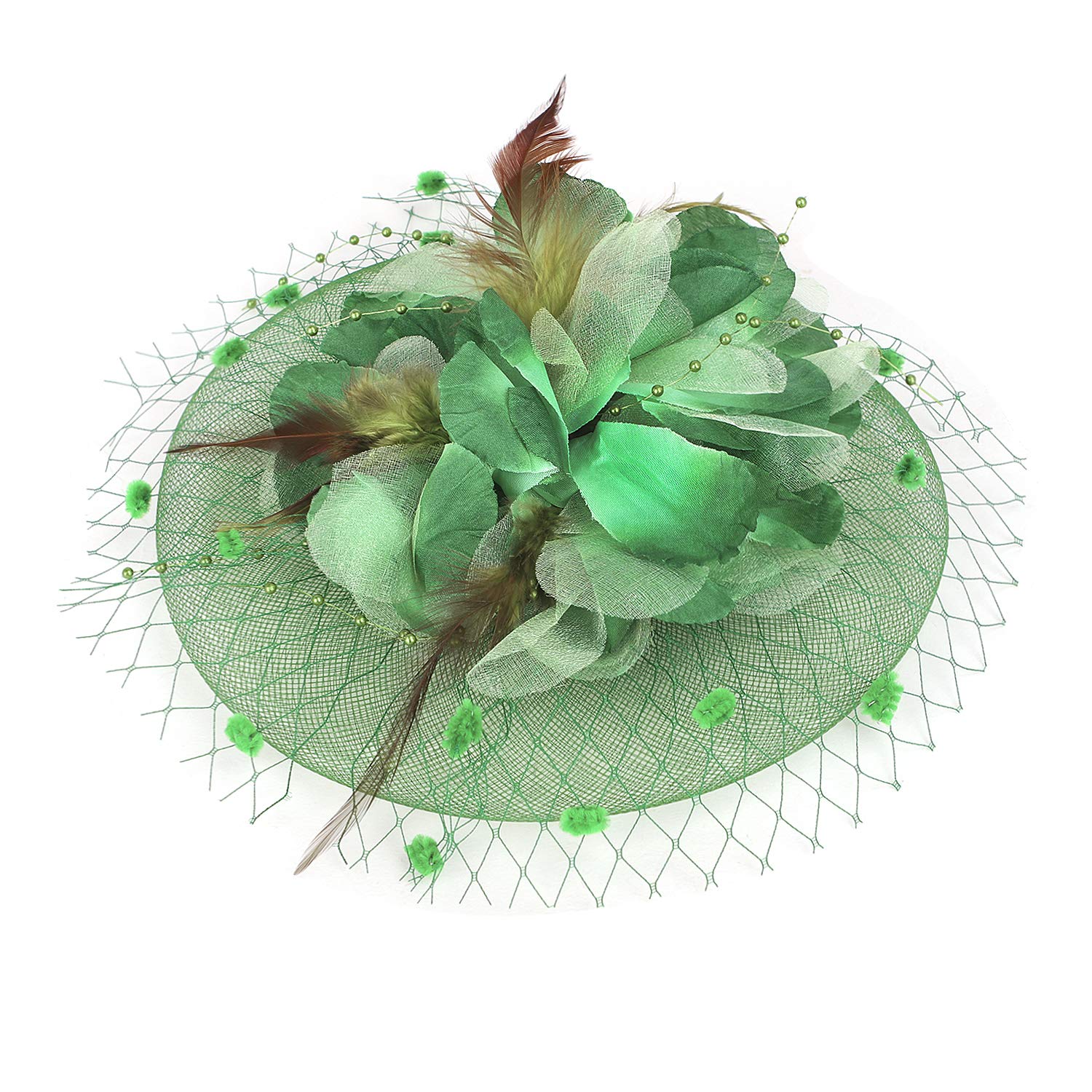 Elegant Women's Hair Fascinator Hats for Cocktail Parties, Tea Parties & Church Events - Kentucky Derby Style Headpieces for Weddings & Special Occasions