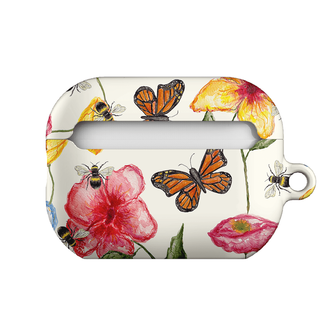 Butterflies & Bees AirPods Pro Case - Cute Floral Design Protective Cover for Apple AirPods Pro - Perfect for Nature Lovers, Outdoor Activities & Daily Use