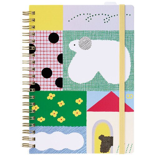 HITOTOKI Spiral Notebook - Premium Ringed Journal for Notes, Planner & Sketching - Perfect for Office, School & Creative Writing - by KING JIM