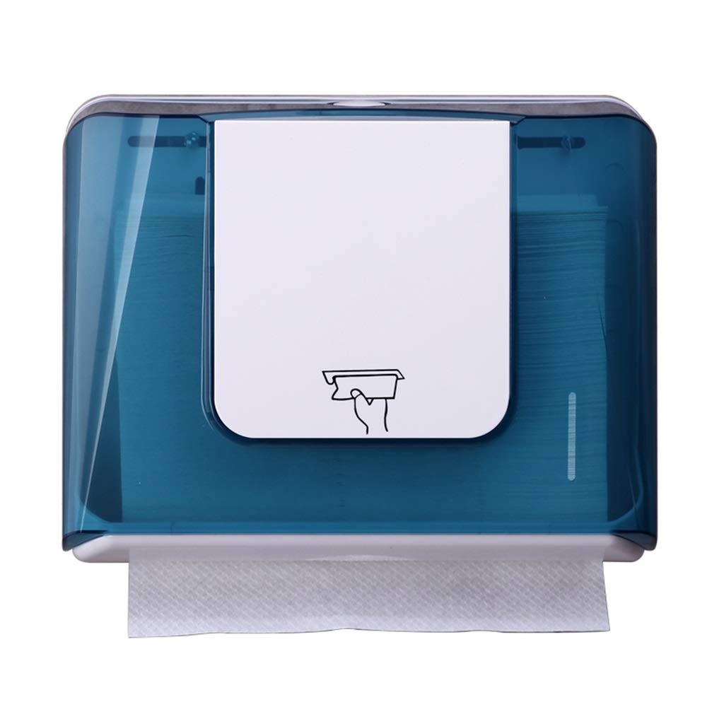 Wall-Mounted Commercial Paper Towel Dispenser with Lock - Punch-Free Tissue Dispenser for Home, Bathroom & Kitchen - Durable & Hygienic Hand Towel Holder for Restaurants, Offices and Public Spaces