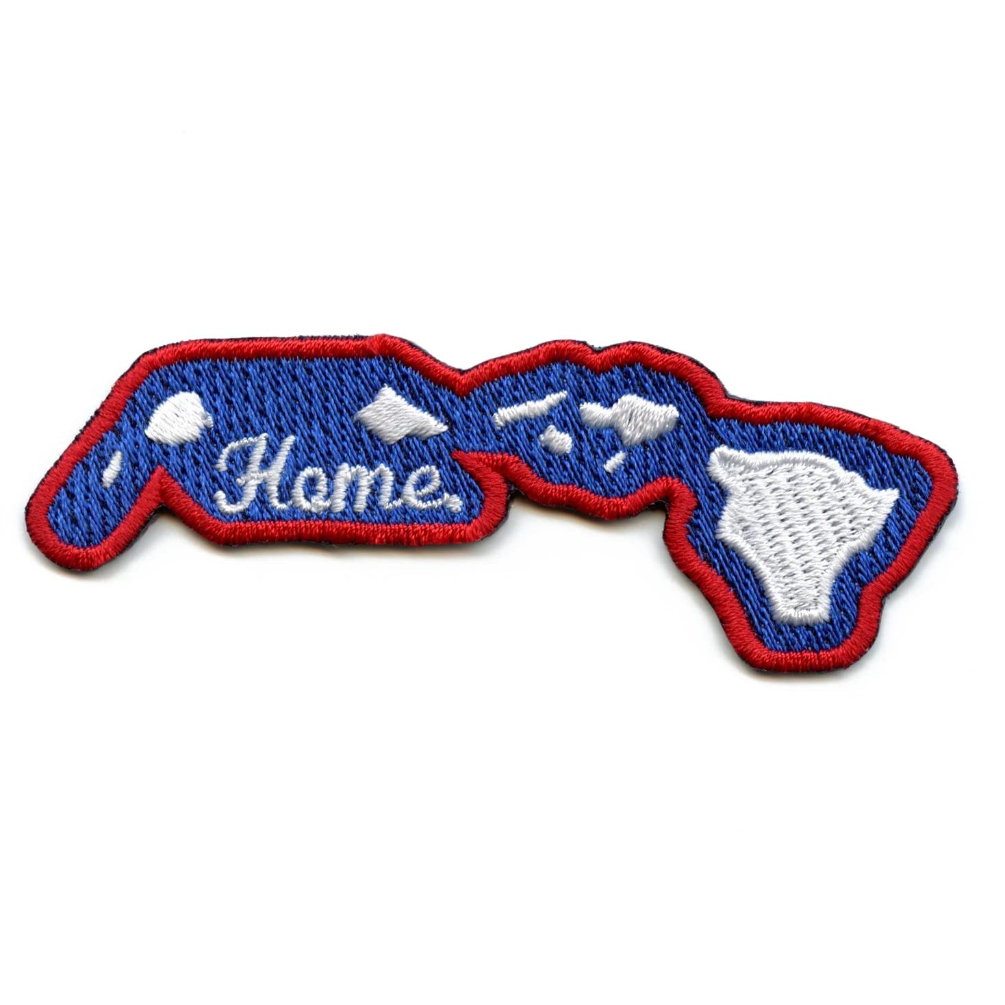 Hawaii State Embroidered Iron On Patch for Jackets, Hats & Bags - Perfect for DIY Crafts & Souvenirs