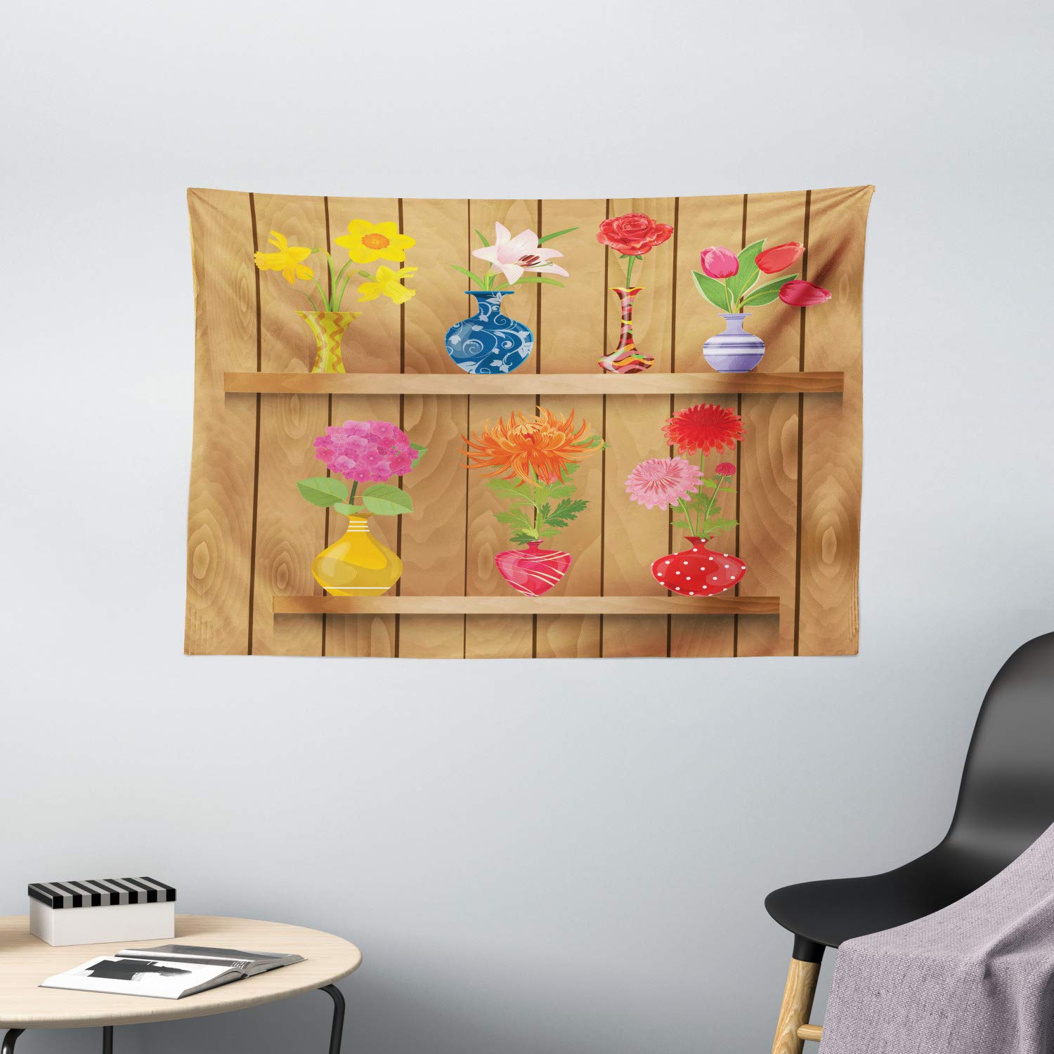 Ambesonne Daffodil Tapestry Wall Hanging - 60