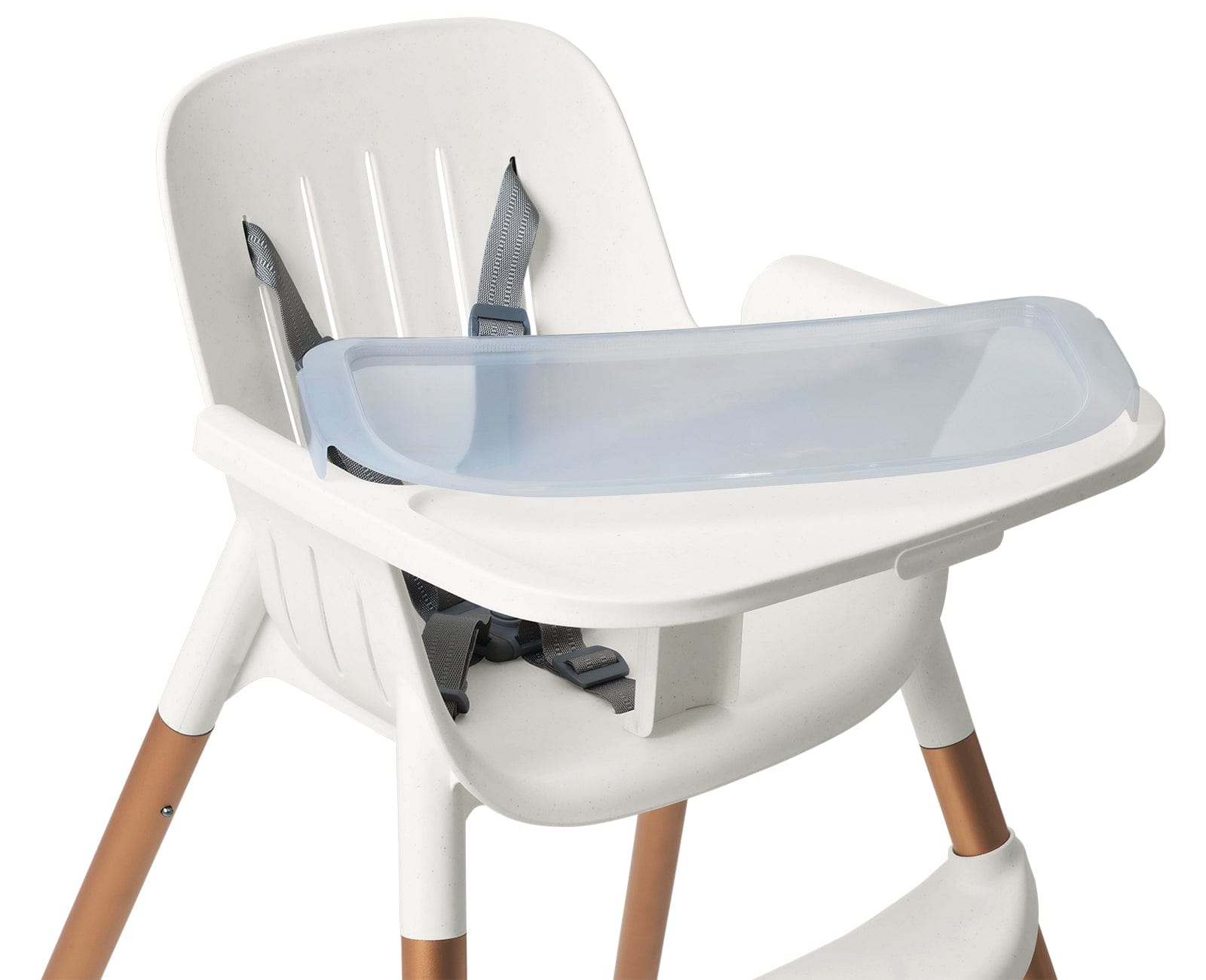 Peg Perego Poke High Chair for Babies & Toddlers - Adjustable Wooden Baby Feeding Chair with Safety Harness - Perfect for Dining, Weaning & Family Mealtime