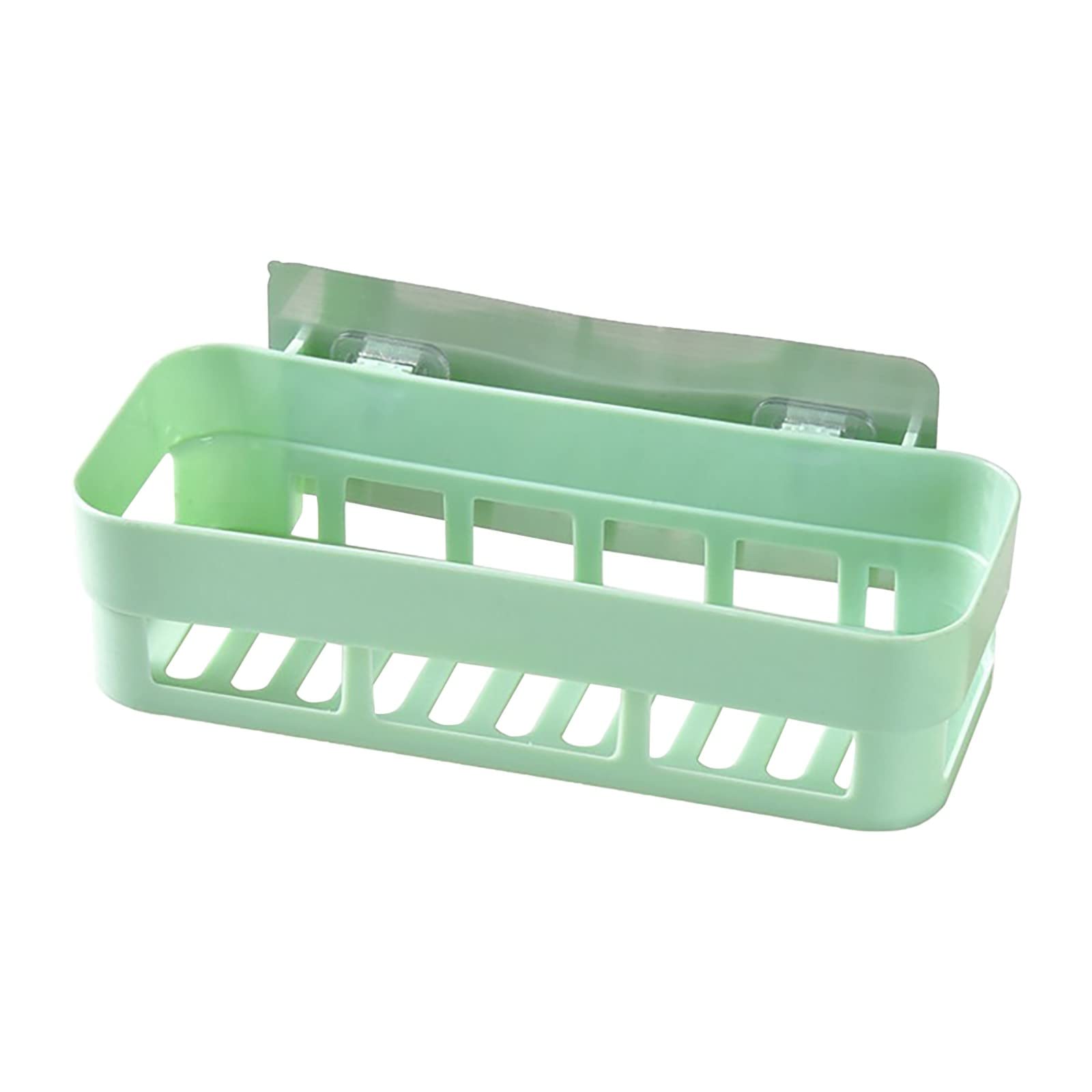 Yiser Floating Shelves with Hooks - Wrought Iron Wall Mounted Storage Shelves with Baskets for Keys, Towels & Kitchen Utensils - Space Saving Organizer for Entryway, Bedroom, Living Room & Kitchen - Rustic Metal Shelf with Drainage Holes for Dish Drying (Green, One Size)