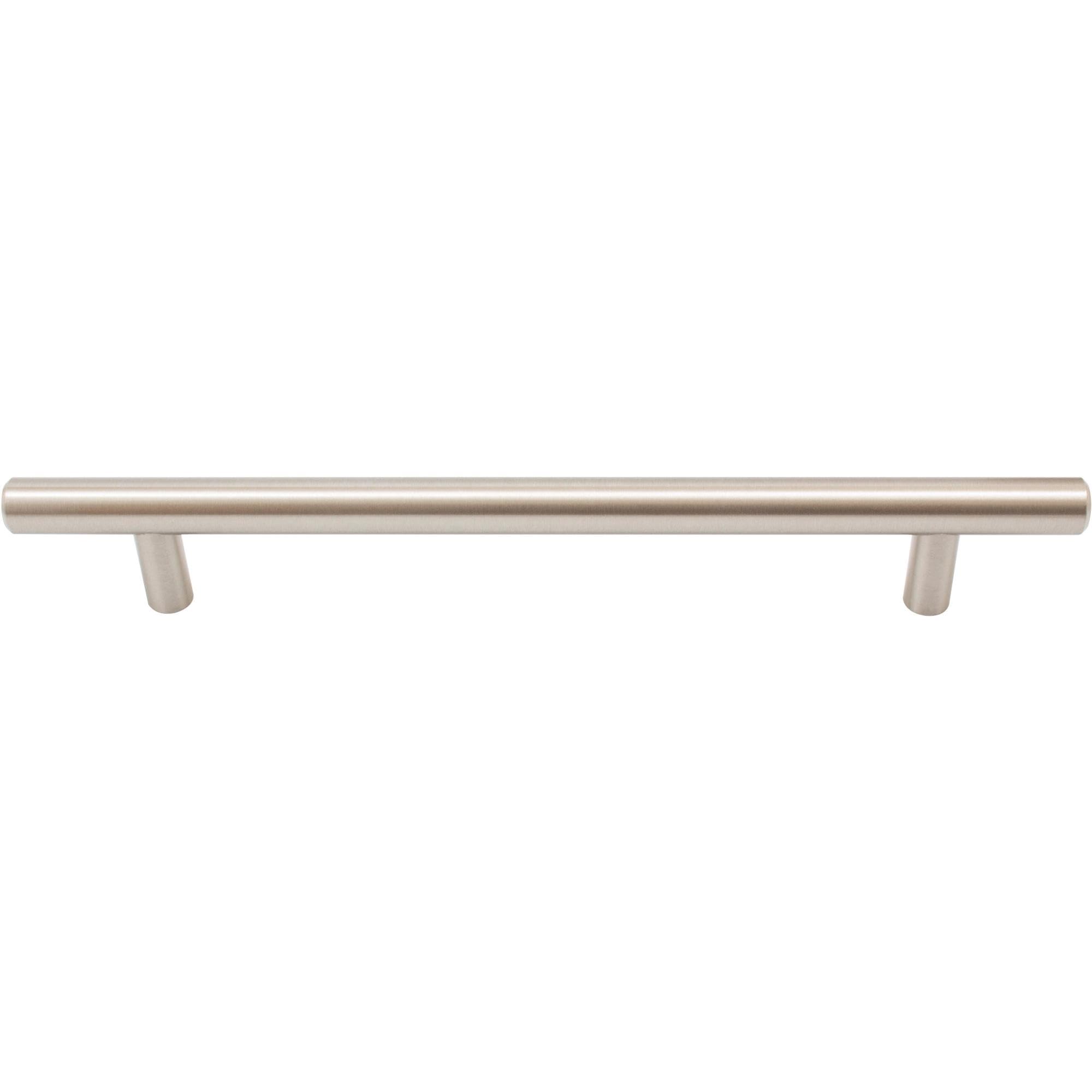 Stone Harbor Hardware Bar Cabinet Pull - 160mm Center to Center, 220mm Overall Length, Satin Nickel Finish - Perfect for Kitchen Cabinets, Drawers & Home Bar Furniture