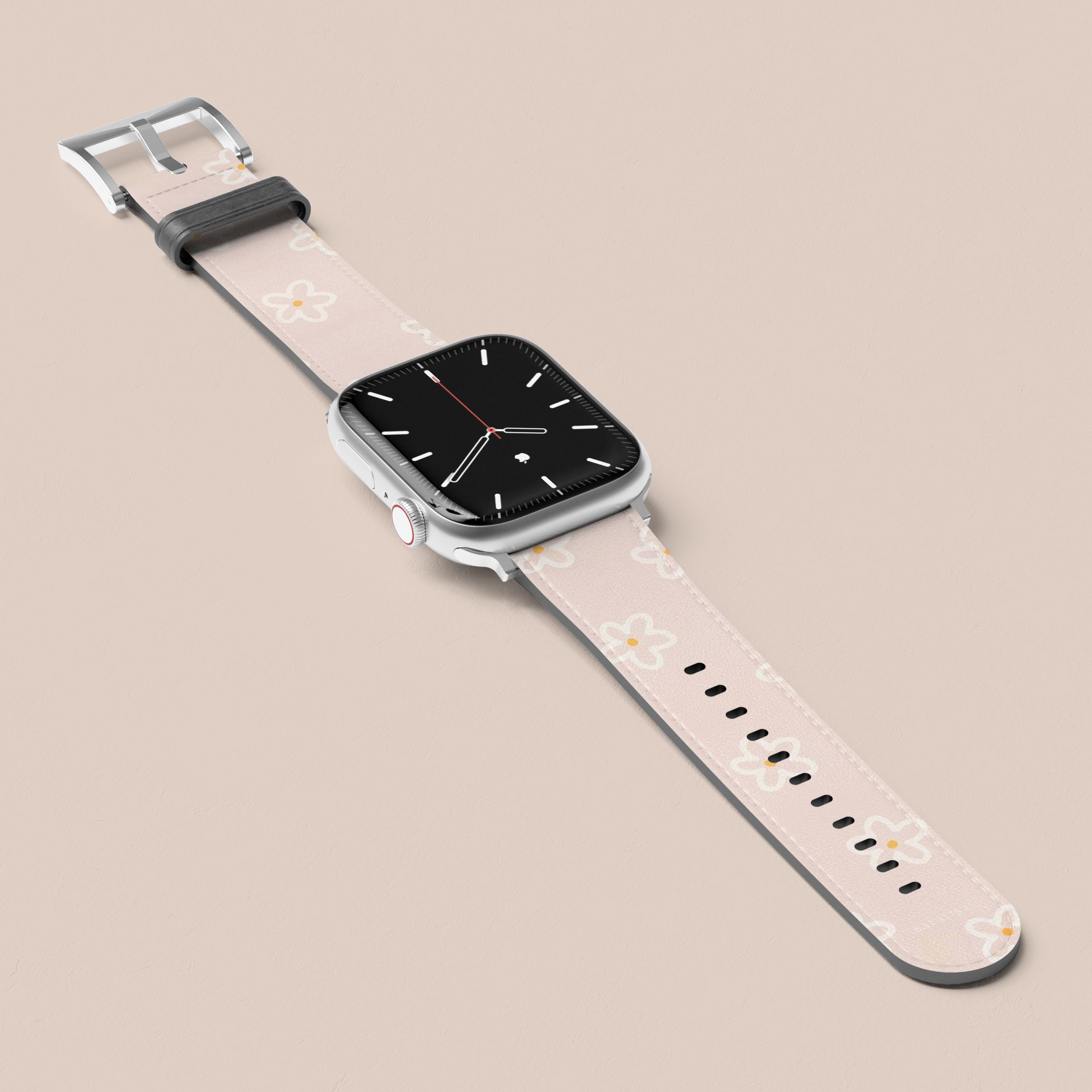 Floral Charm Apple Watch Band - Elegant & Durable Replacement Strap for Women, Compatible with All Apple Watch Models - Perfect for Workouts, Office & Casual Wear