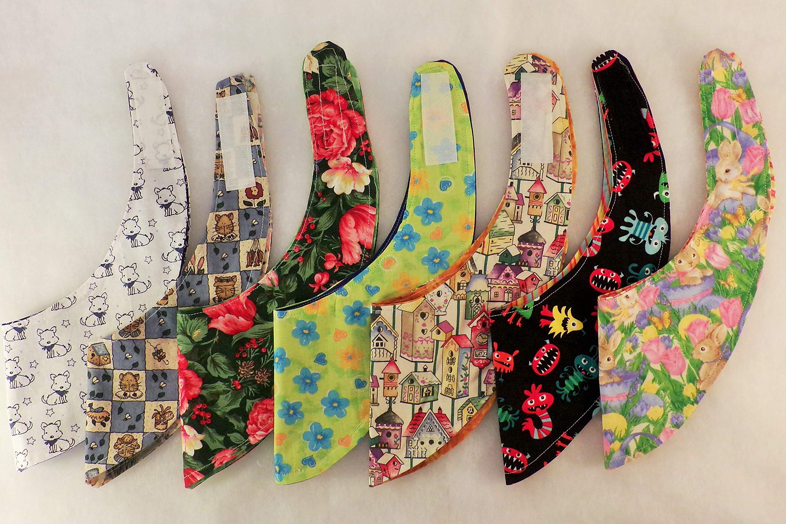 Heavy Duty Medium Handmade Washable Reversible Dog Bandana - Multiple Patterns for Large & Medium Dogs - Perfect for Daily Walks, Pet Grooming & Outdoor Adventures