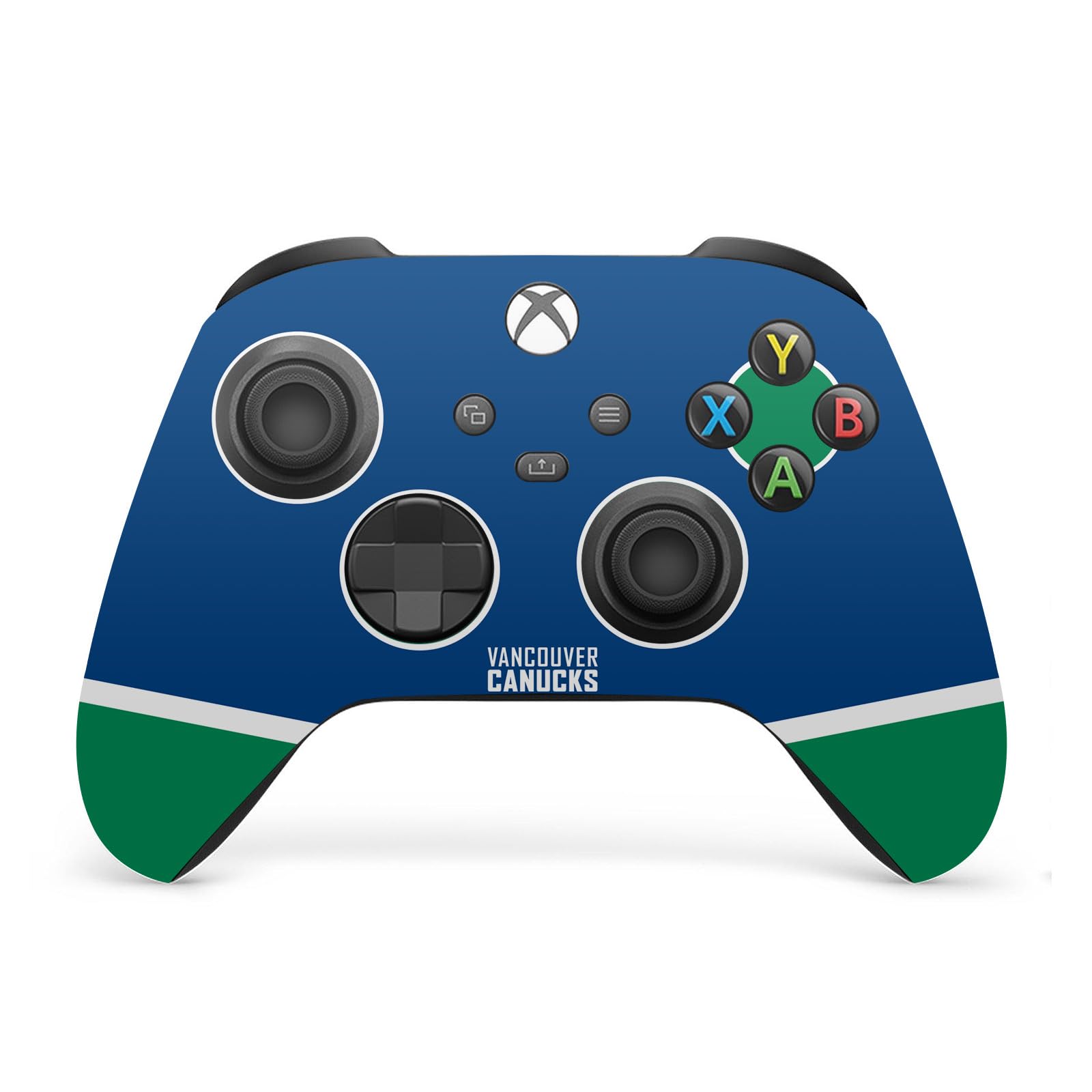 Official NHL Vancouver Canucks Vinyl Skin Decal Sticker Bundle - Compatible with Xbox Series X Console & Controller - Custom Gaming Protection for Enhanced Play Experience