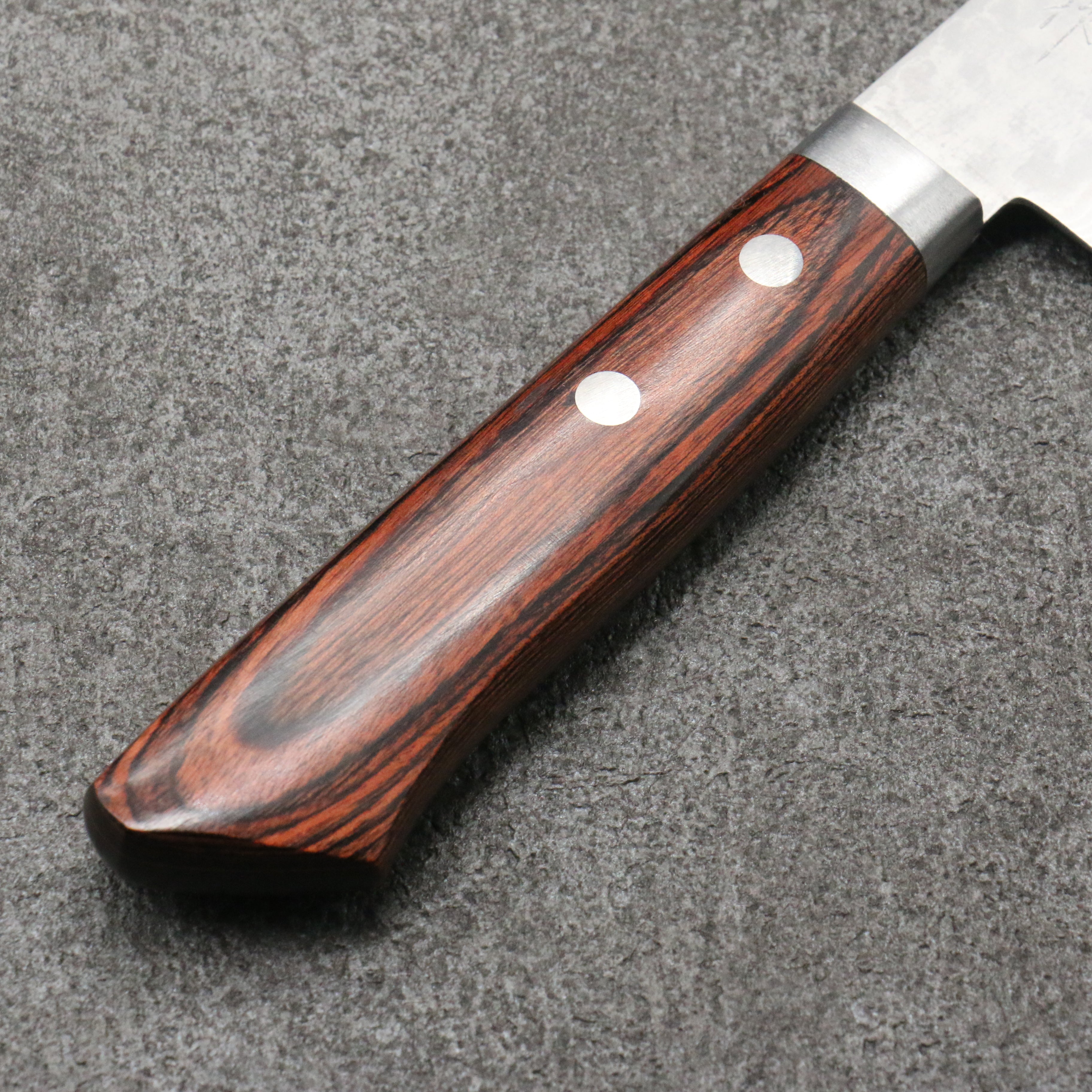 Premium Kunihira Sairyu VG10 Damascus Gyuto Chef Knife 180mm - Japanese High Carbon Stainless Steel Blade with Mahogany Handle - Perfect for Sushi, Meat Slicing & Professional Kitchen Use