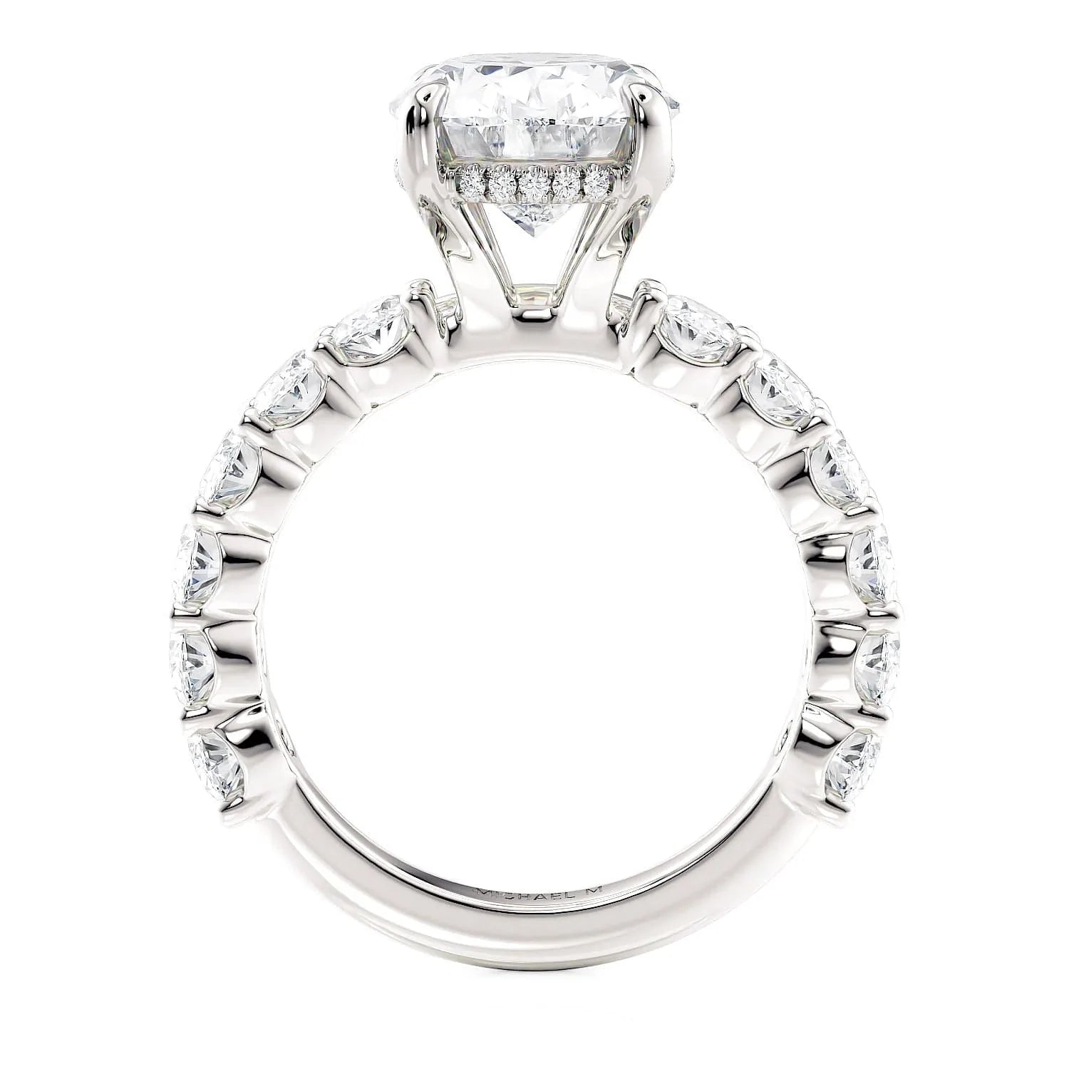 Oval Diamond Engagement Ring for Women - 14K Gold Wedding Band with Sparkling Stones | Perfect for Proposals, Anniversaries & Special Occasions