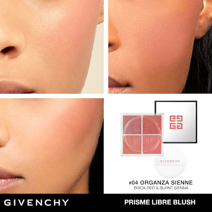 Givenchy Prisme Libre Loose Powder Blush - 12H Radiance & Long-Lasting Wear for Flawless Makeup | Perfect for Day to Night Glow & Special Occasions
