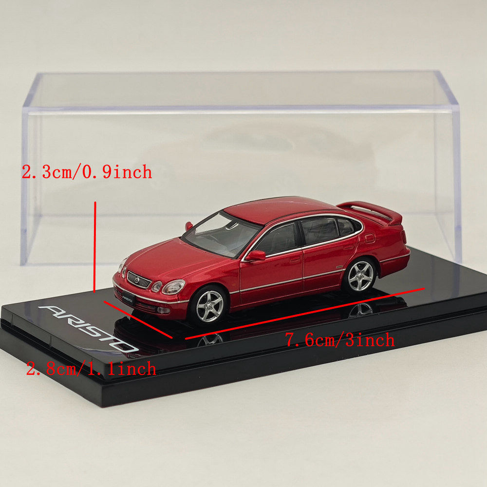 1/64 Scale Toyota Aristo V300 Vertex Edition Early Version Diecast Model Car - Collectible Hobby Japan Miniature for Display & Racing Scenes
