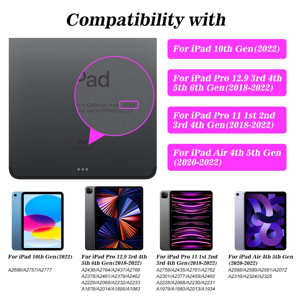 2024 iPad Pro 11-inch with Magic Keyboard - LCD Multi-Touch Display & Trackpad | Perfect for Work, Study & Creative Projects