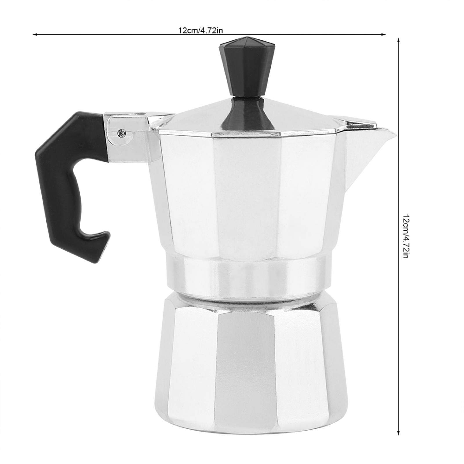TOPINCN Classic Stovetop Espresso Maker - 1 Cup Italian Coffee Pot for Strong & Flavorful Espresso | Perfect for Home Brewing, Camping & Gifts