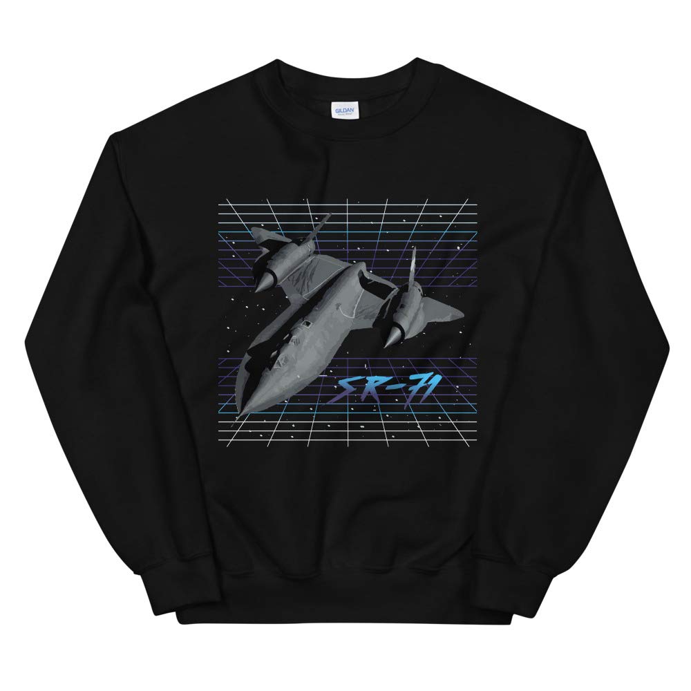 JG Infinite SR-71 Blackbird Unisex Sweatshirt | Premium Cotton Pullover | Men's & Women's Casual Wear | Perfect for Aviation Enthusiasts & Everyday Comfort