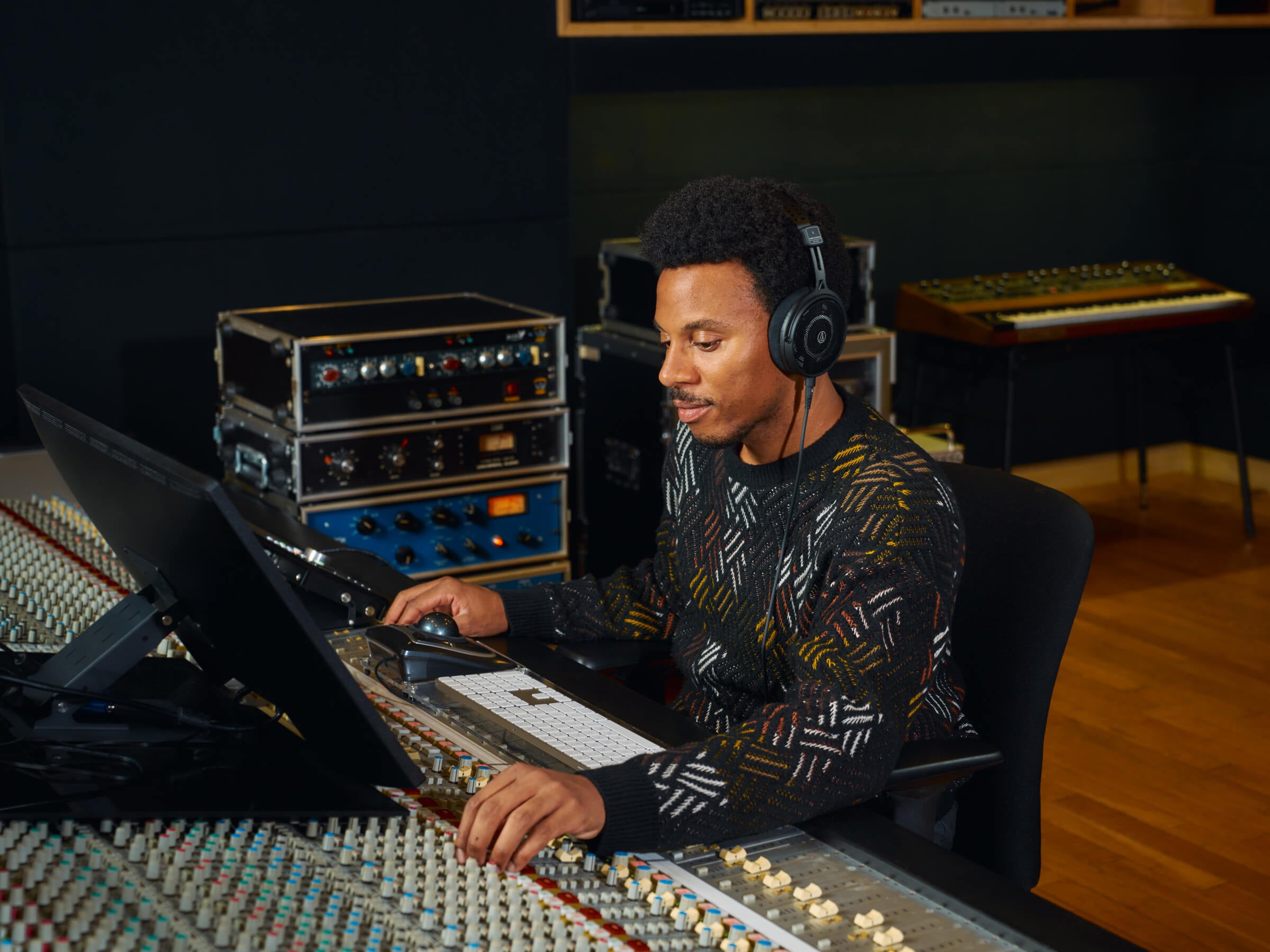 Audio Technica ATH-R50X Professional Studio Headphones - High-Fidelity Sound for Recording, Mixing & Music Production | Perfect for Home Studios, Podcasting & DJing