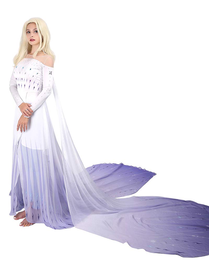 Cosplay.fm Women's Deluxe Princess Queen Costume Dress - Elegant Renaissance Gown for Halloween, Cosplay Events & Themed Parties