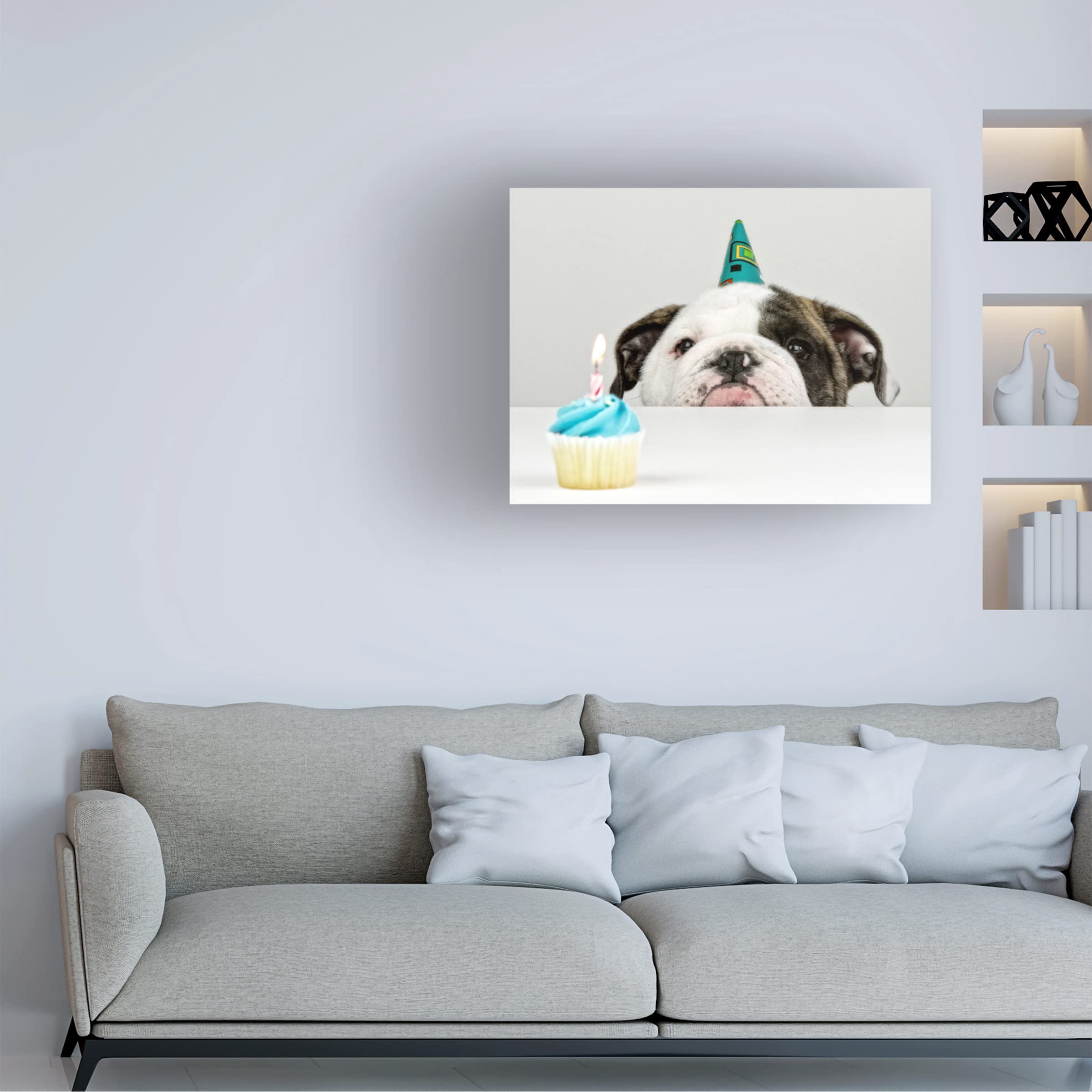 Trademark Fine Art 'A Little Birthday' Canvas Print by Mike Melnotte - Perfect for Nursery, Kids Room Decor & Birthday Gift Ideas