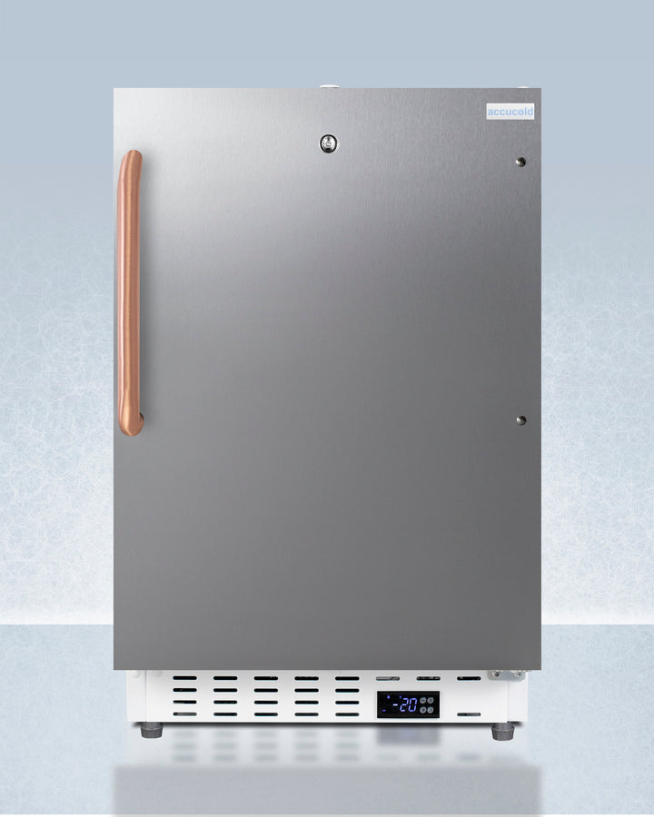Accucold 20 Inch Wide ADA Compliant Built-In Medical Vaccine Freezer - Perfect for Hospitals, Pharmacies & Clinics (Model ADA305AFSSTBC)