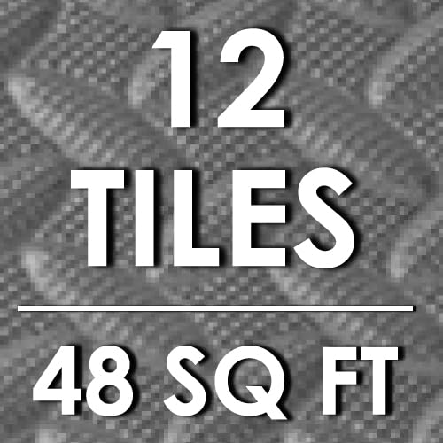 Grey - 1/2 Inch - 48 Sq Ft - 12 Tiles