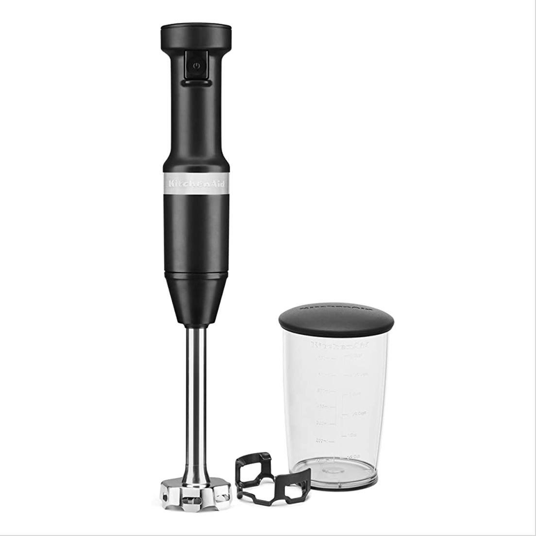 KitchenAid Variable Speed Corded Hand Blender - Black Matte | Immersion Blender for Smoothies, Soups & Baking | Powerful 200W Motor for Effortless Mixing & Blending