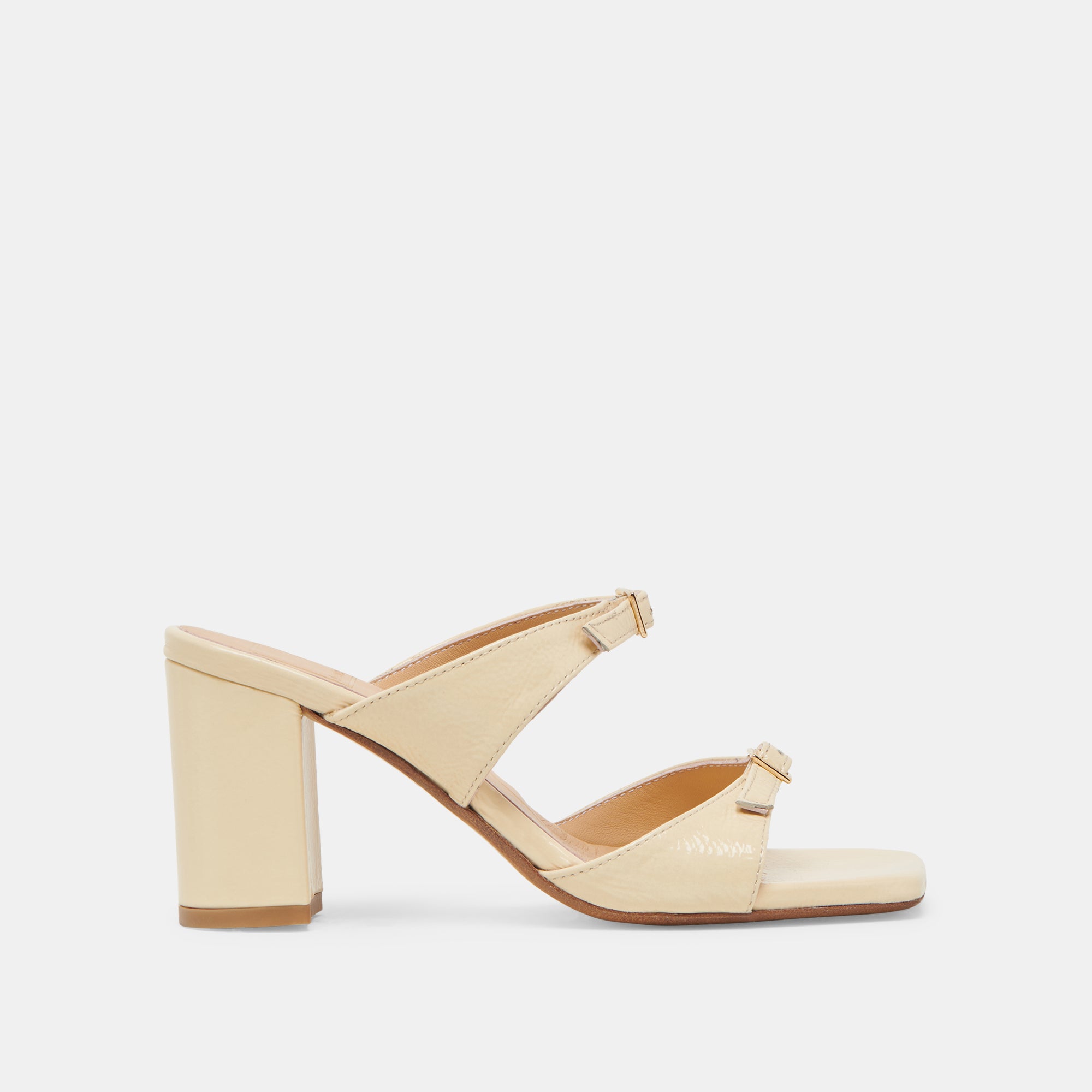 Shane Heels - Light Yellow Crinkle Patent Leather High Heels for Women | Comfortable & Stylish Dress Shoes for Parties, Weddings & Office Wear