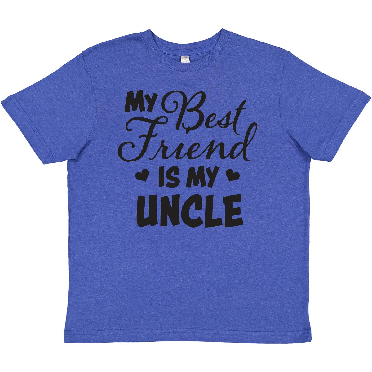 My Best Friend is My Uncle with Hearts Youth T-Shirt for Family Bonding & Casual Outings