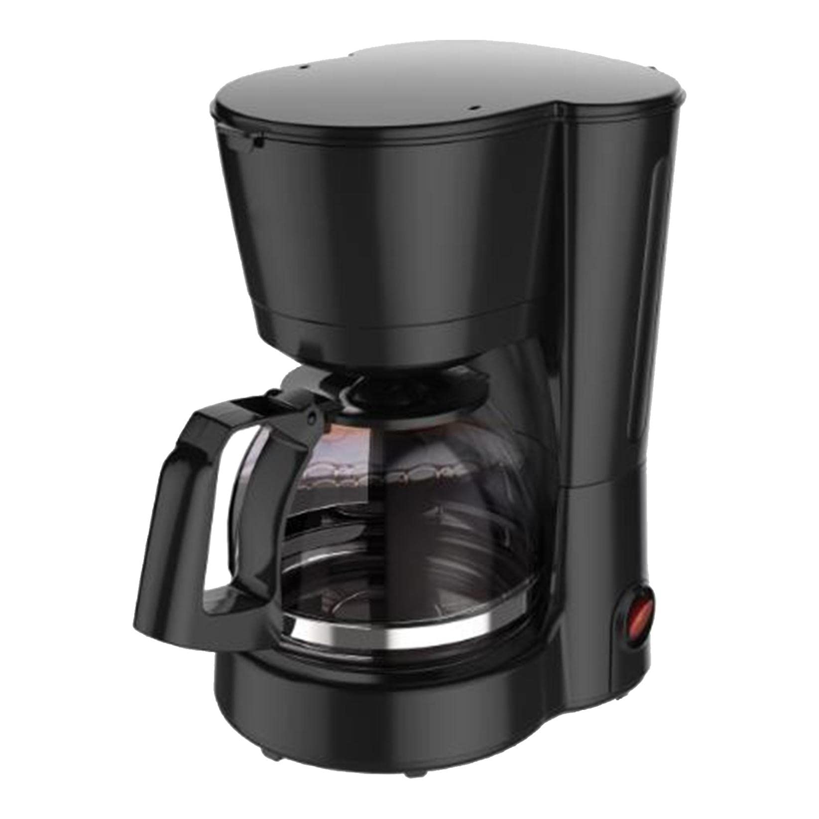 **Perfectbot Programmable Drip Coffee Maker - 4/5/10/12 Cup Capacity with Glass Carafe, Reusable Filter, Auto Shut-Off & Brew Strength Control - Ideal for Home, Office & Small Gatherings**