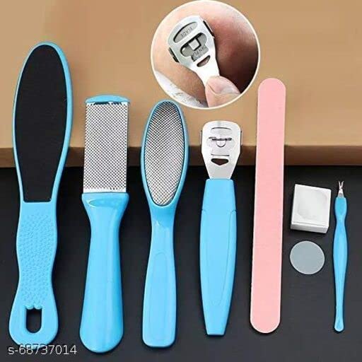 Kamz Beauty 18-in-1 Professional Pedicure Kit - Stainless Steel Callus Remover & Foot File for Dead Skin Removal | Complete Manicure & Pedicure Tools Set for Women & Men | Perfect for Home Foot Spa & Nail Care