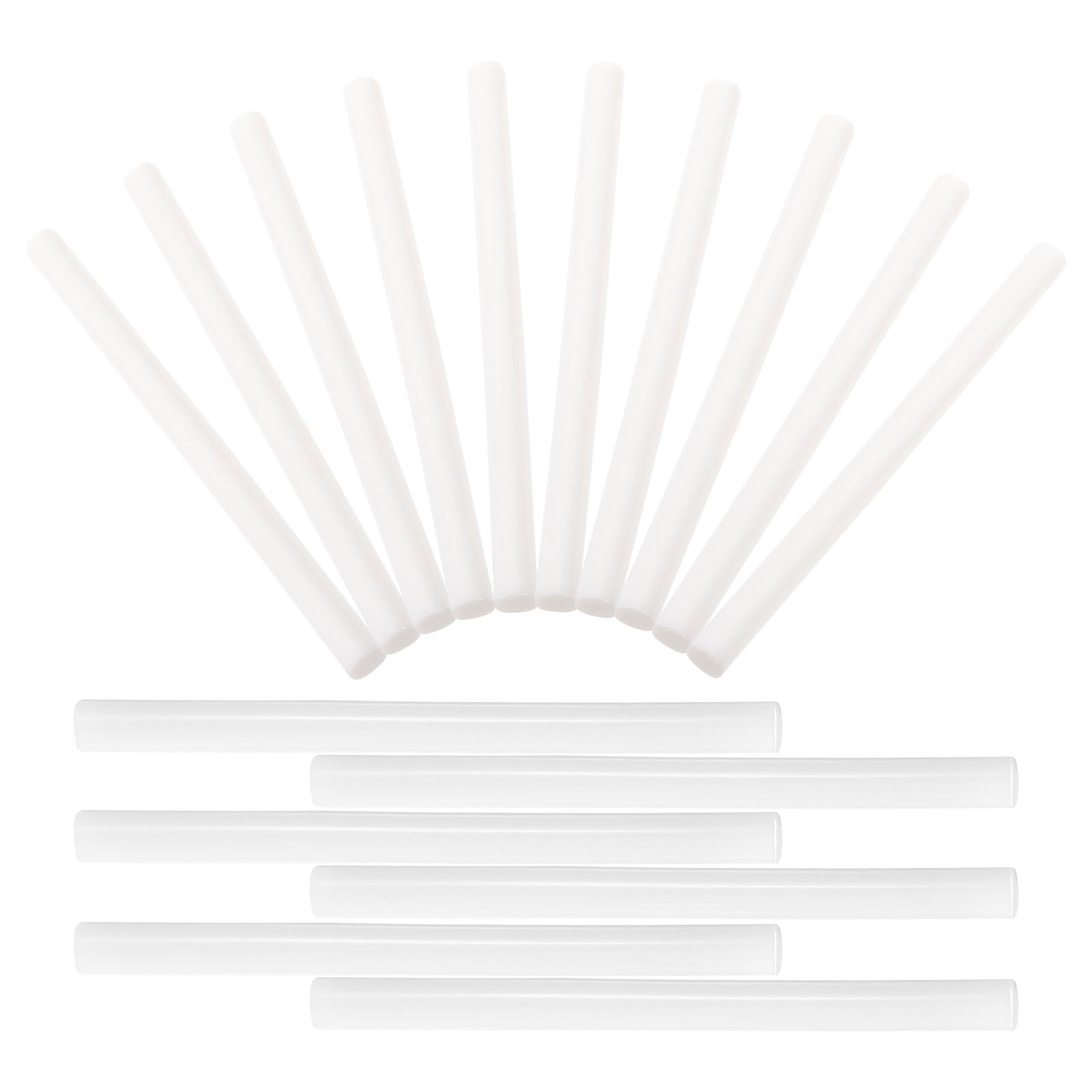 16Pcs 7mm White Hot Melt Glue Sticks - All Purpose Craft Glue Sticks for DIY Projects, Home Repairs & School Supplies | Compatible with Most Hot Glue Guns