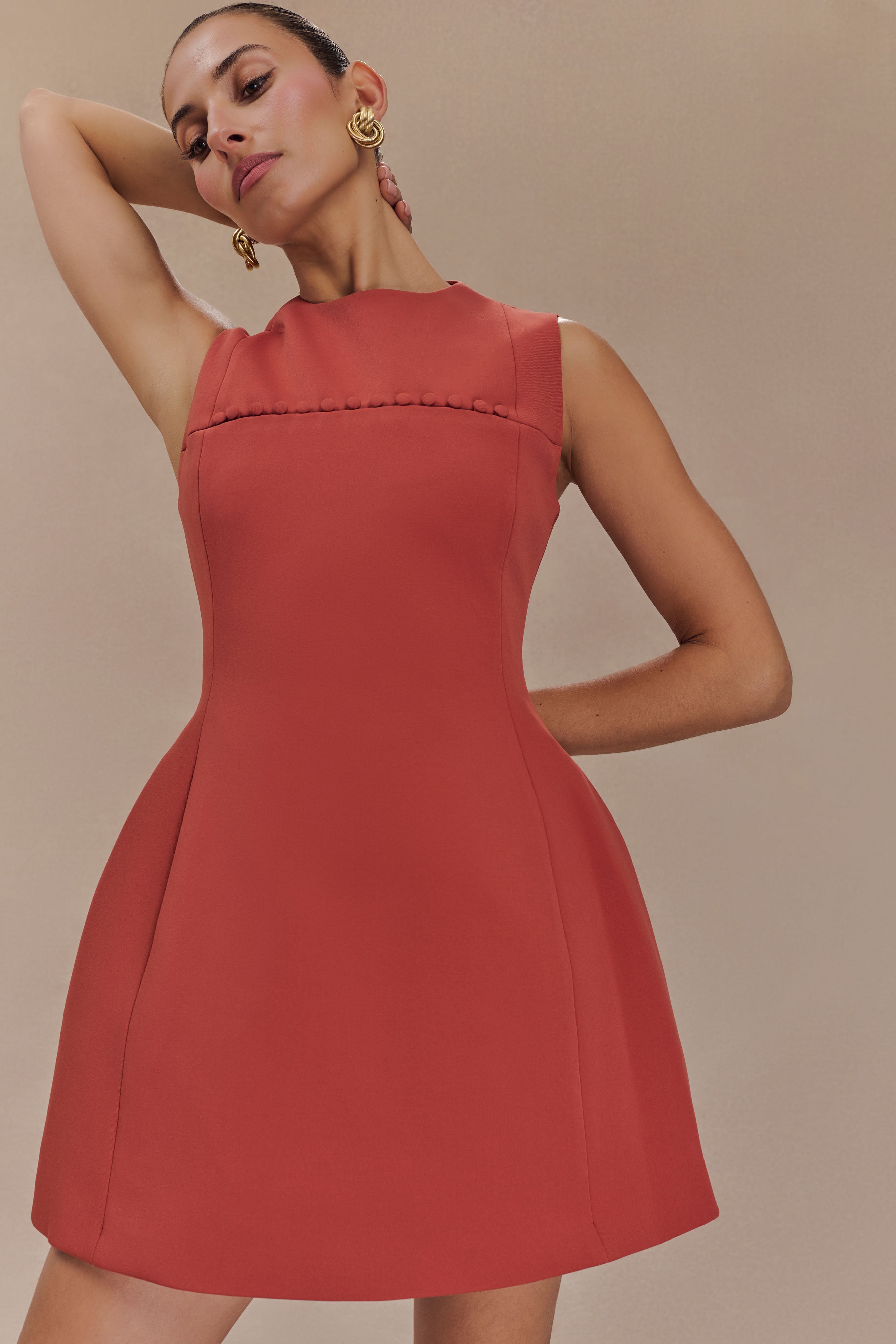 Winona Suiting Mini Dress with Cut Out - Sexy Bodycon Dress for Women | Perfect for Night Out, Party, and Date Night