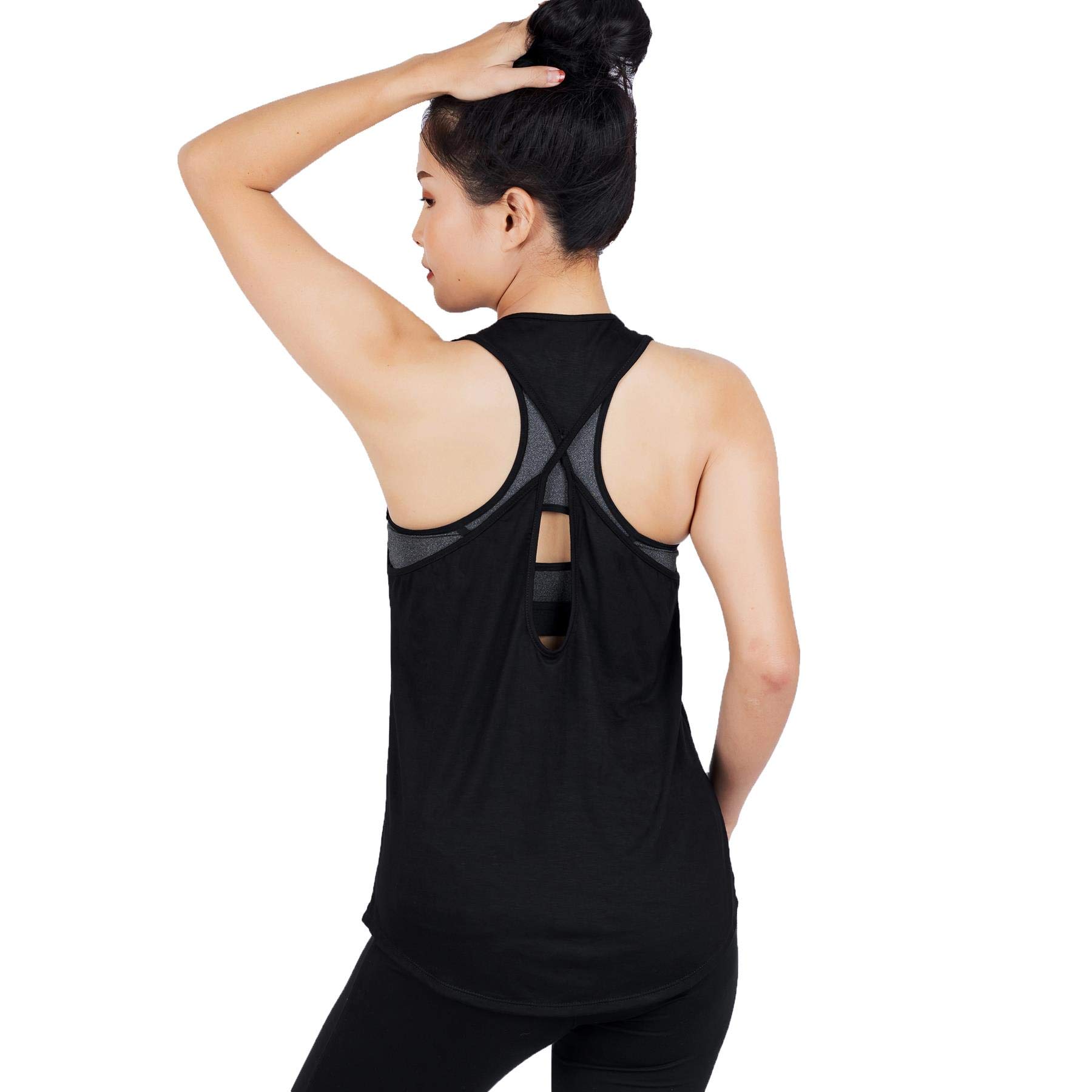LOFBAZ Women's Workout Tops - Breathable Yoga Tank Tops for Gym, Running & Athletic Wear | Perfect for Yoga, Fitness Training & Casual Sports Outfits