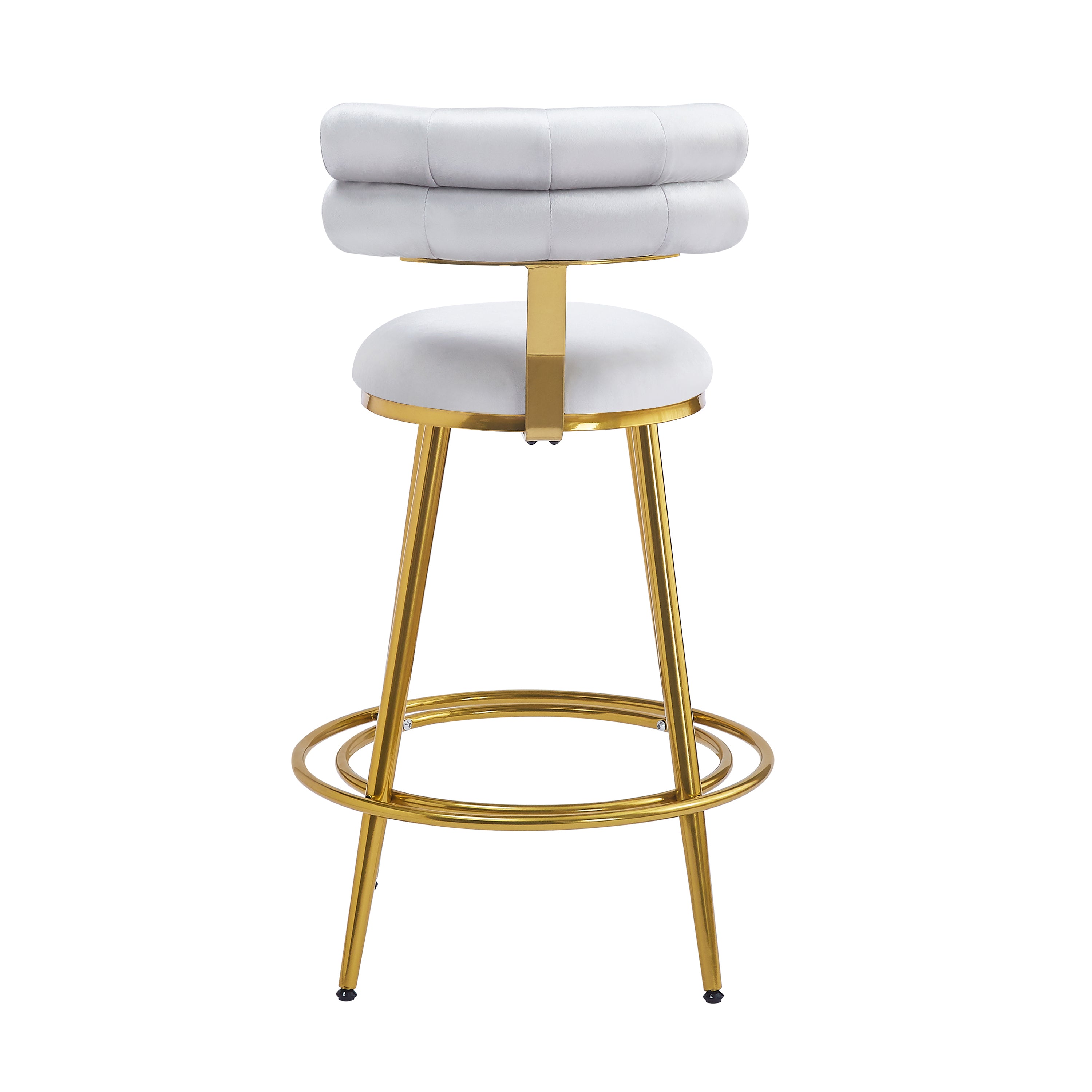 Modern Velvet Counter Stools Set of 2 - 27.65