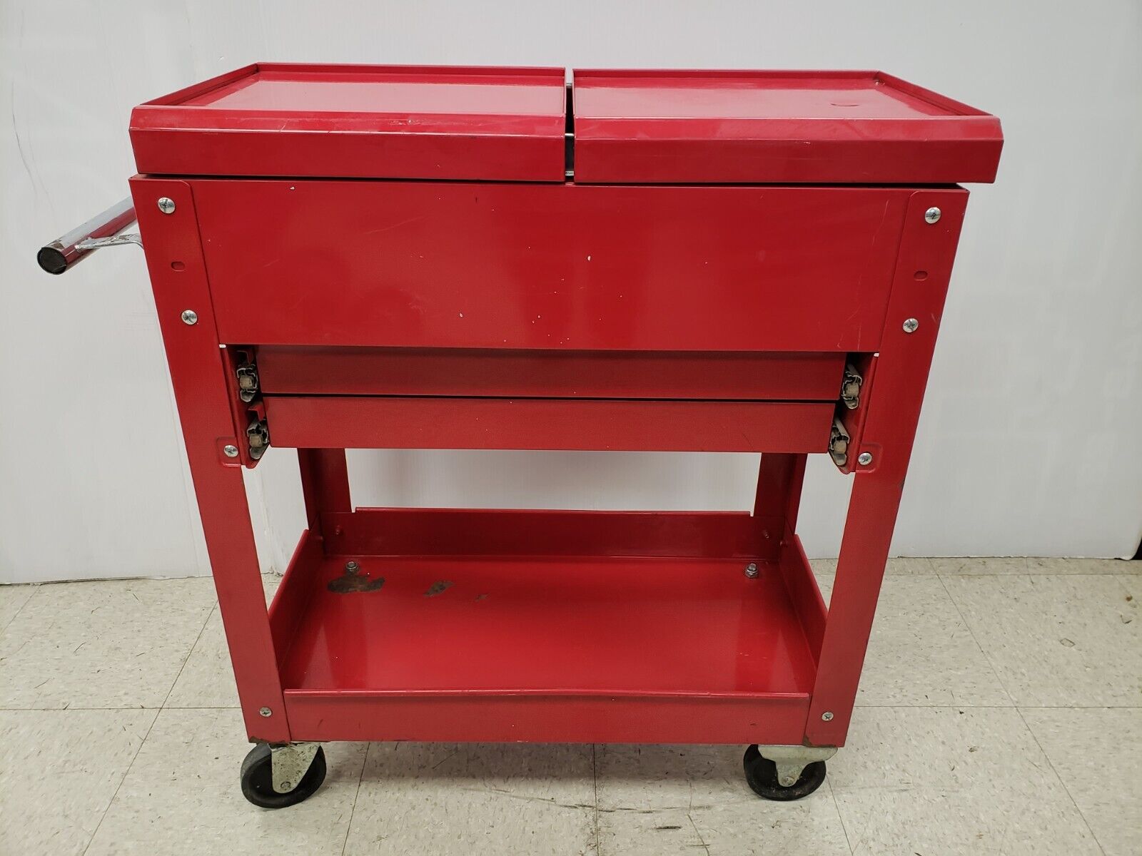 Westward Rolling Tool Box - Heavy Duty Steel Tool Chest with Wheels for Easy Mobility | Perfect for Garage, Workshop, and Job Site Organization