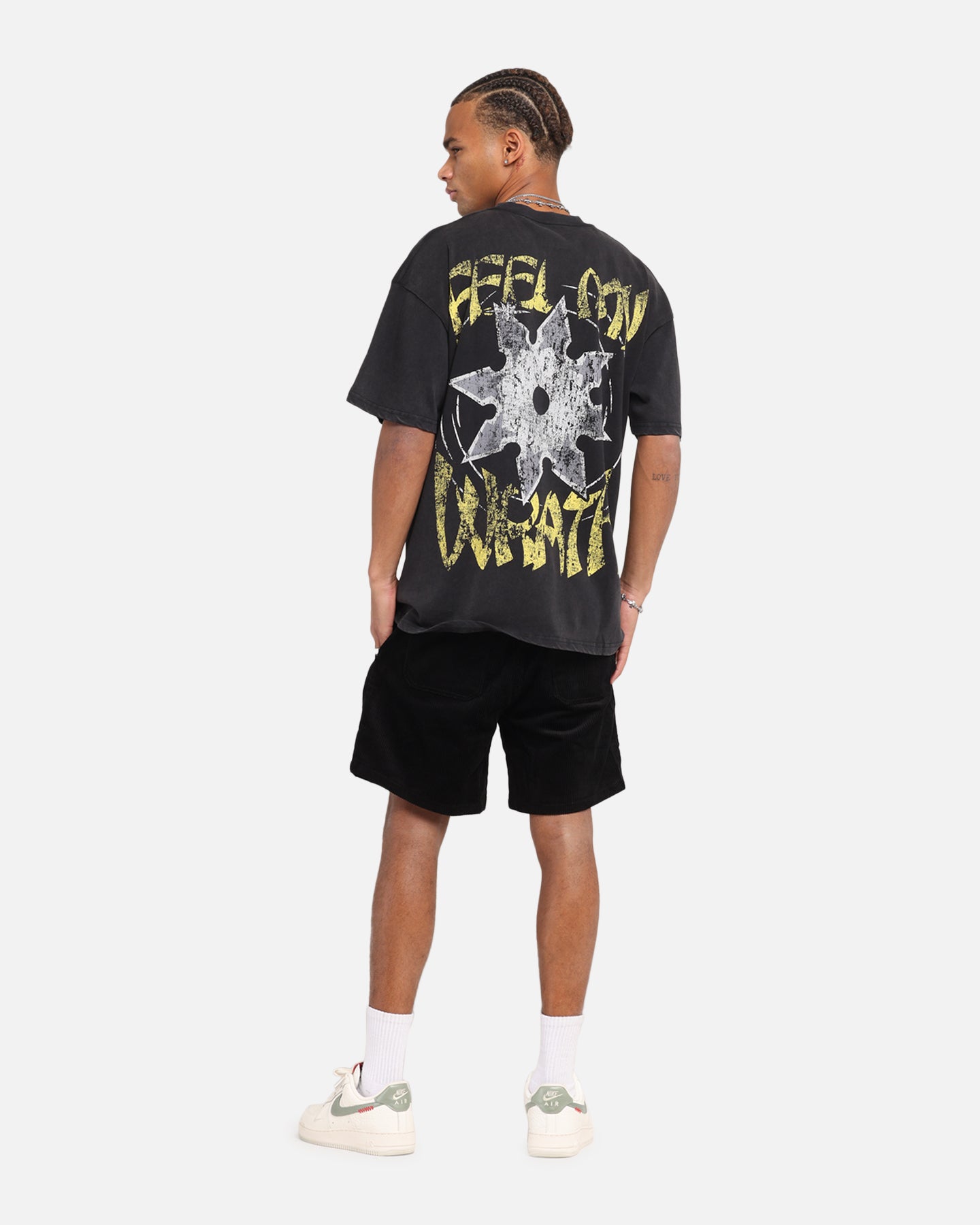 73 Studio X South Park 'Let's Fighting Love' Vintage Black Acid Wash T-Shirt | Retro Cartoon Tee for Fans, Casual Wear & Collectors