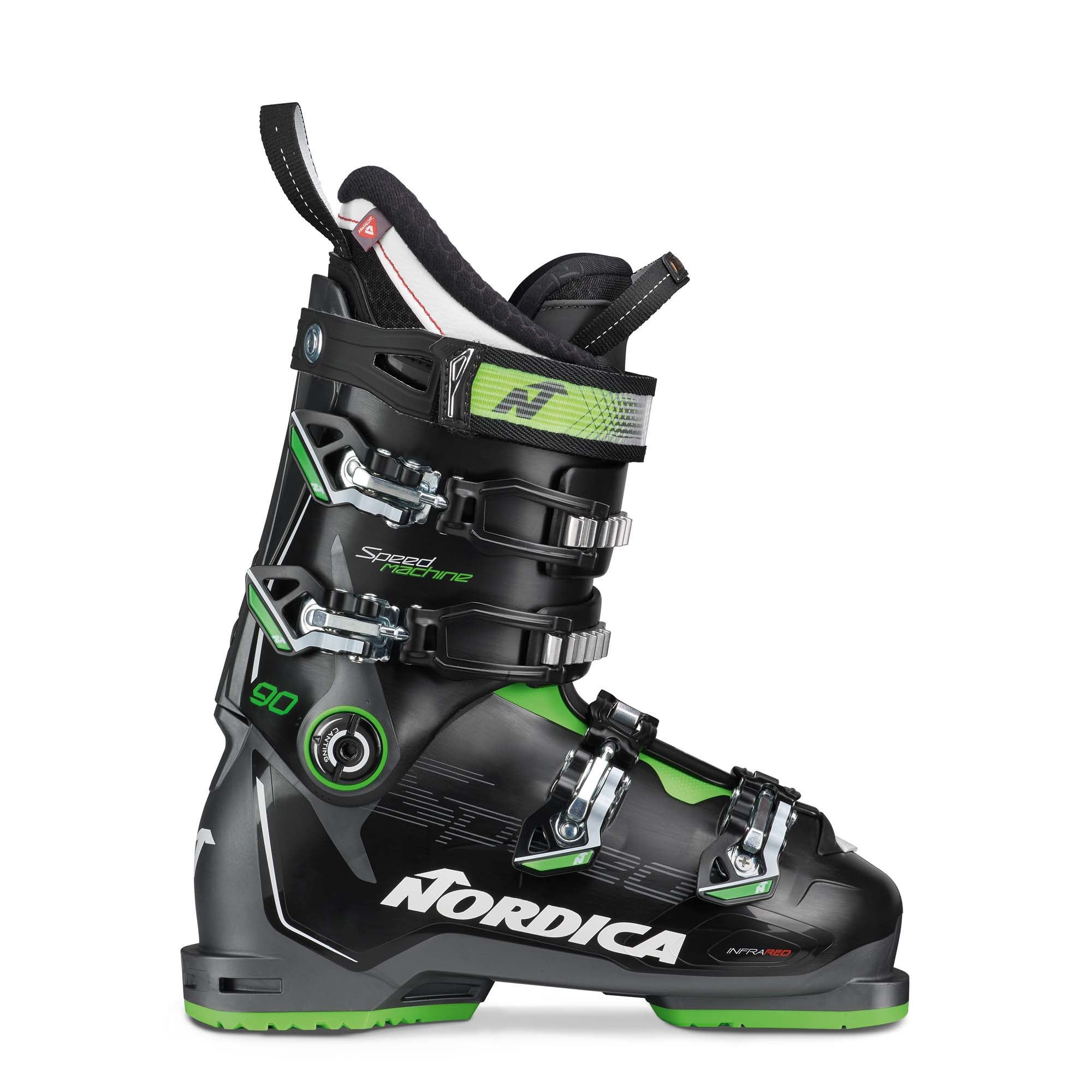 Nordica 2024 SPEEDMACHINE 90 Ski Boots - High-Performance Alpine Ski Boots for Men & Women - Perfect for Downhill Racing & All-Mountain Skiing