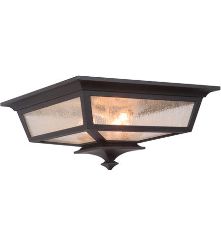 Argent Three Light Flushmount Ceiling Light in Midnight Black - Modern Lighting Fixture for Bedroom, Hallway & Living Room
