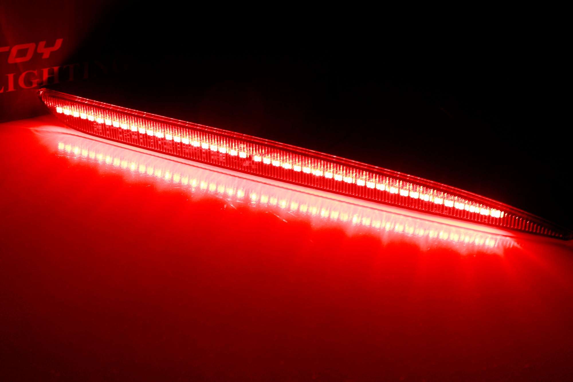 Dark Smoked Lens Full LED Rear Bumper Reflector Lights for 2015-2023 Chrysler 300 - Upgrade Your Car's Style & Safety at Night