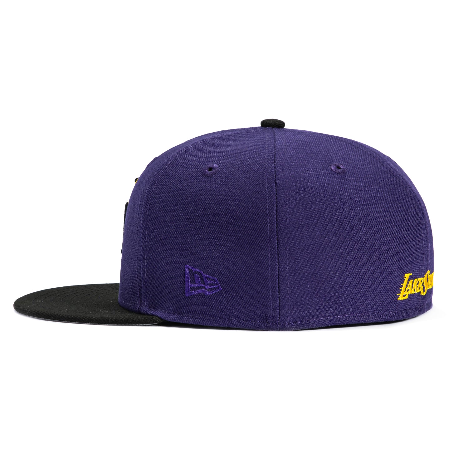New Era 59Fifty Los Angeles Lakers LA Motion Adjustable Snapback Hat - Purple & Black - Official NBA Basketball Cap for Men & Women - Perfect for Games, Streetwear & Fan Collections