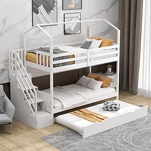 White + Pine+trundle