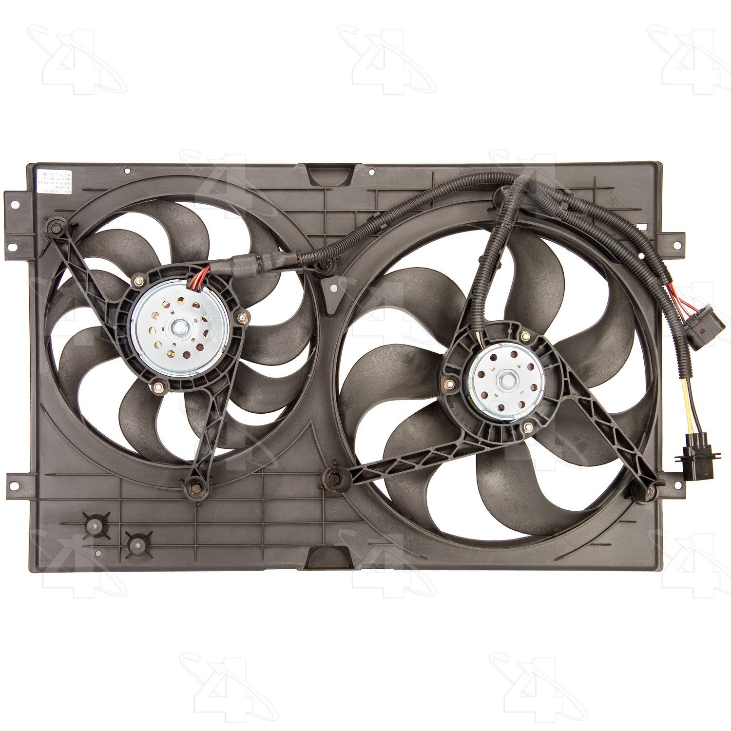 Four Seasons 75612 Radiator Fan Motor Assembly - Replacement for Car Cooling System - Perfect for Overheating Prevention & Engine Temperature Control - Ideal for Daily Commute & Summer Driving