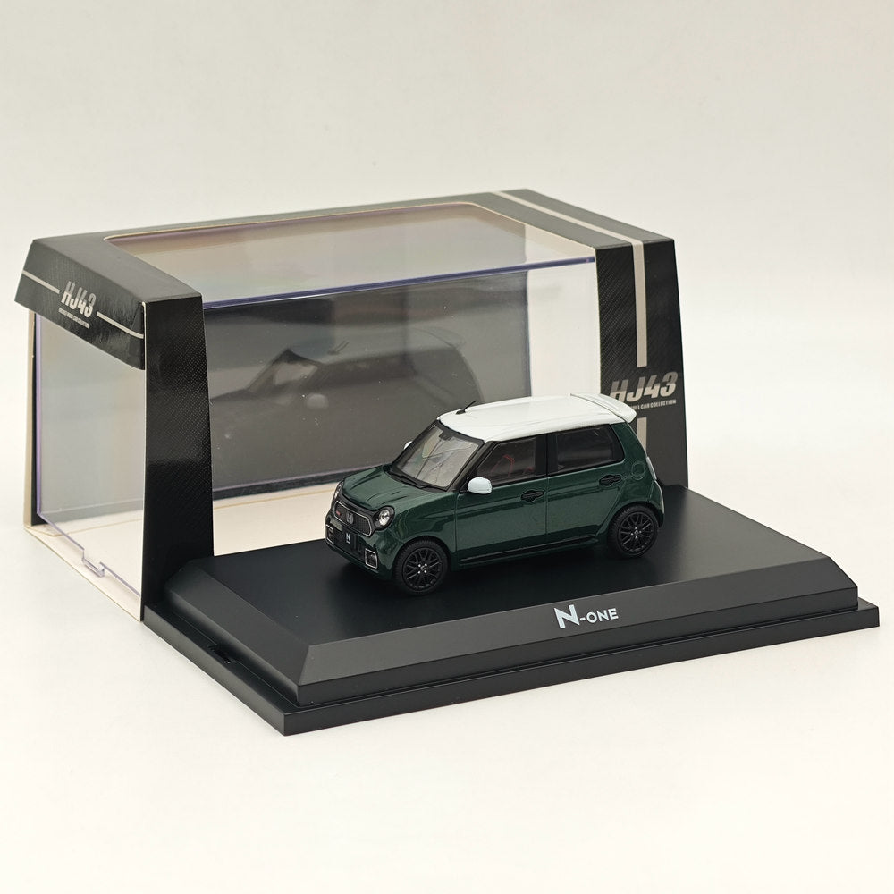 1/43 Scale Hobby Japan Honda N ONE RS British Green Diecast Model Car HJ432001GR - Collectible Miniature Car for Display, Gifts, and Car Enthusiasts