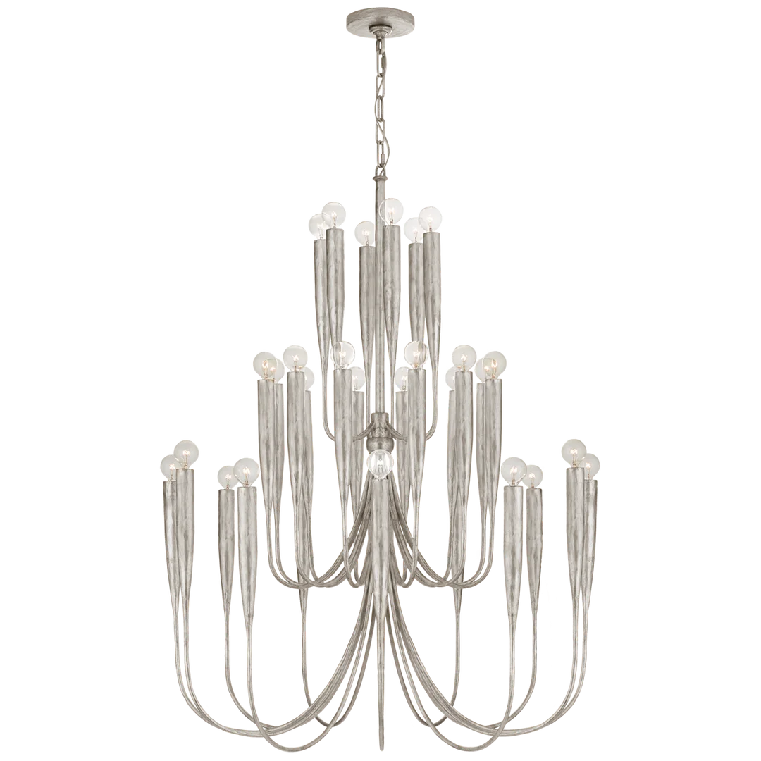 Acai Large Chandelier - Elegant Crystal Ceiling Light Fixture for Dining Room, Living Room & Bedroom Decor